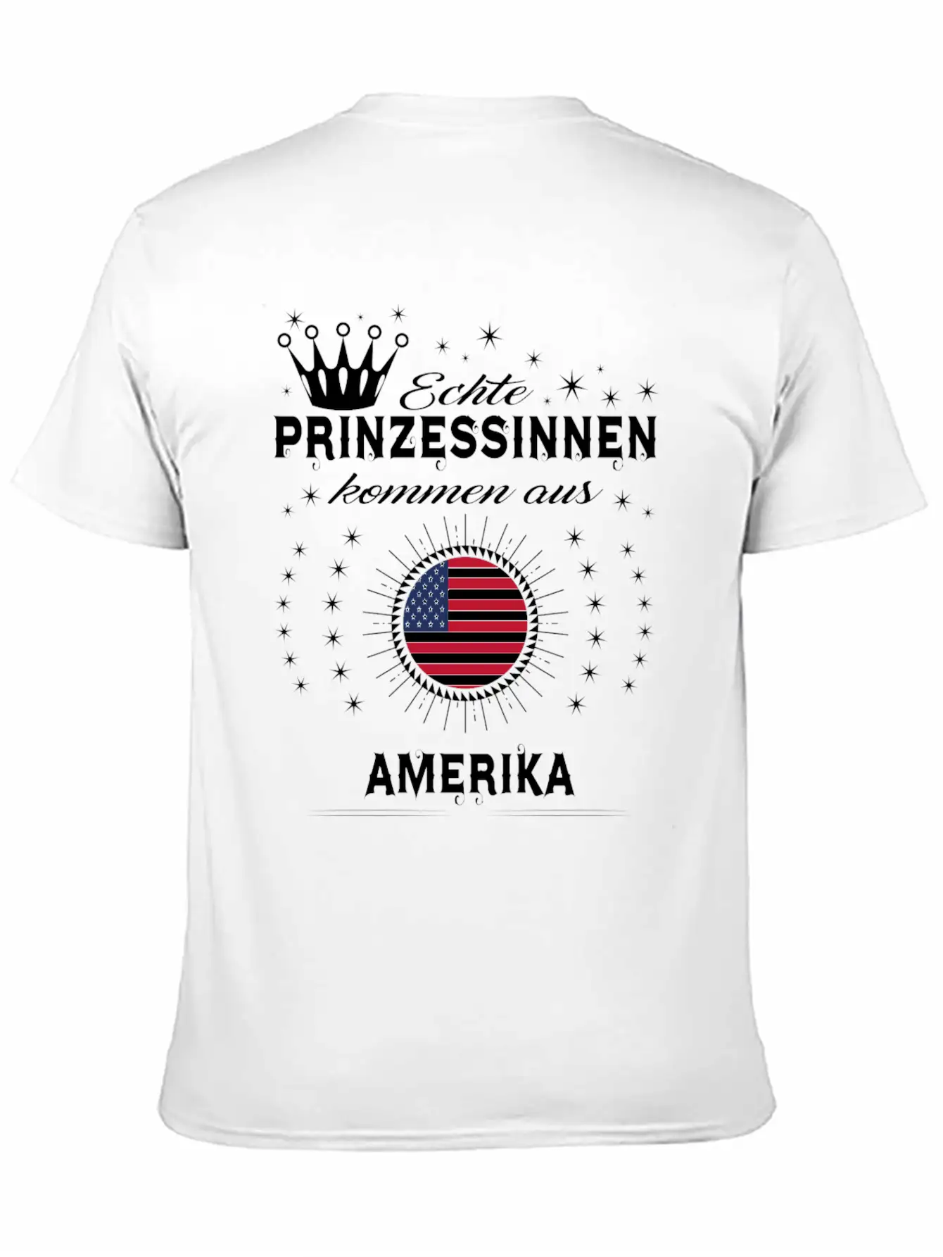 Heimat Prinzessinnen Kommen AMERIKA Stylish Everyday T-Shirt – Unisex Basic Cotton Tee