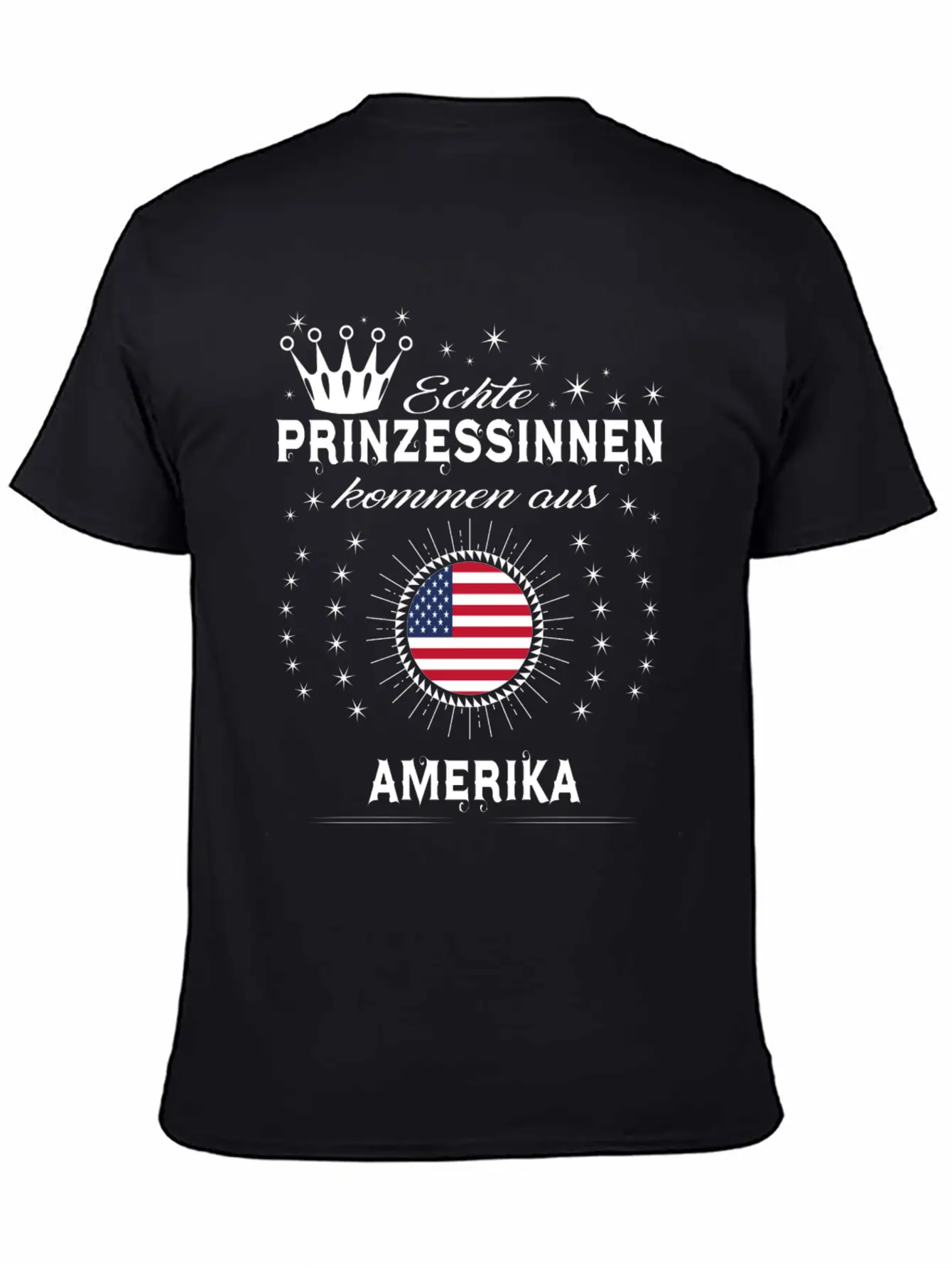 Heimat Prinzessinnen Kommen AMERIKA Stylish Everyday T-Shirt – Unisex Basic Cotton Tee
