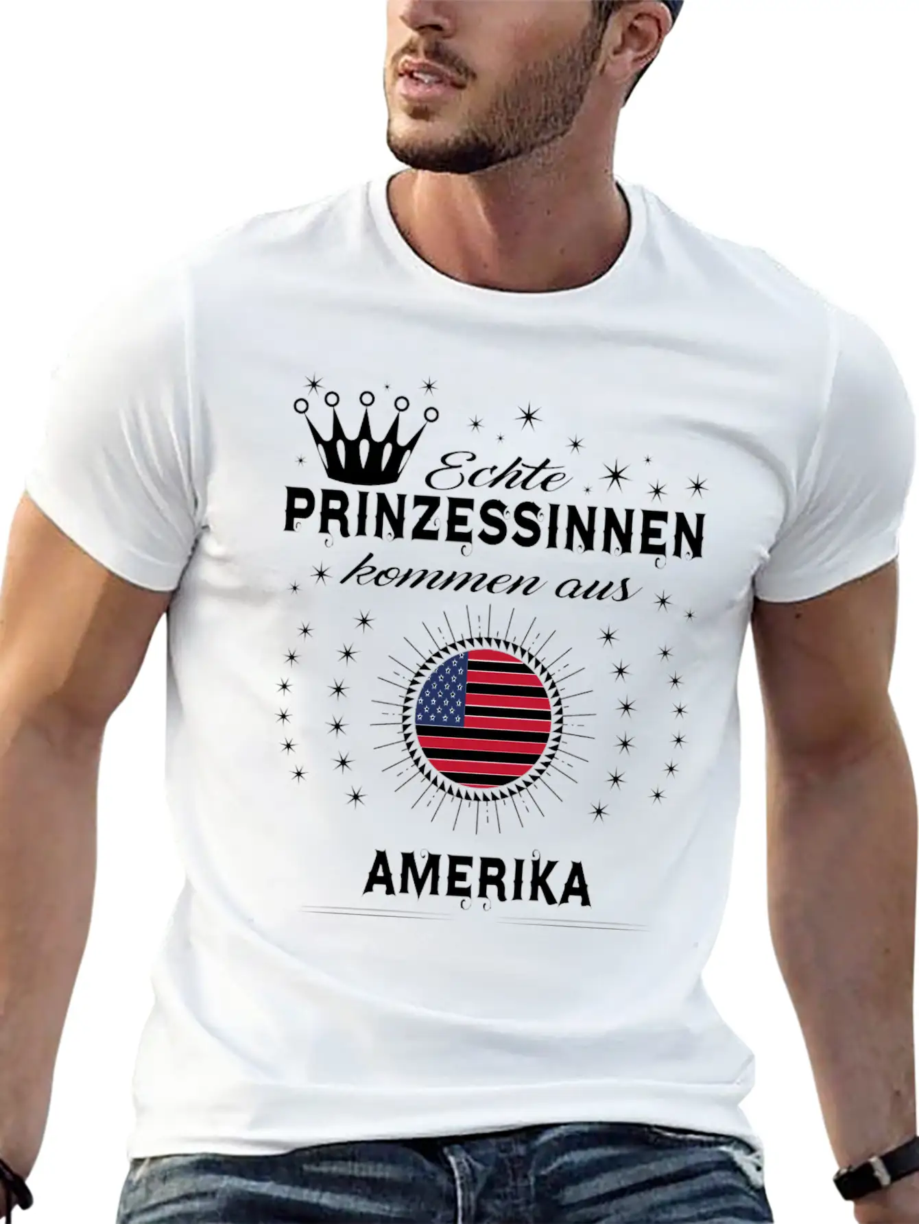 Heimat Prinzessinnen Kommen AMERIKA Stylish Everyday T-Shirt – Unisex Basic Cotton Tee