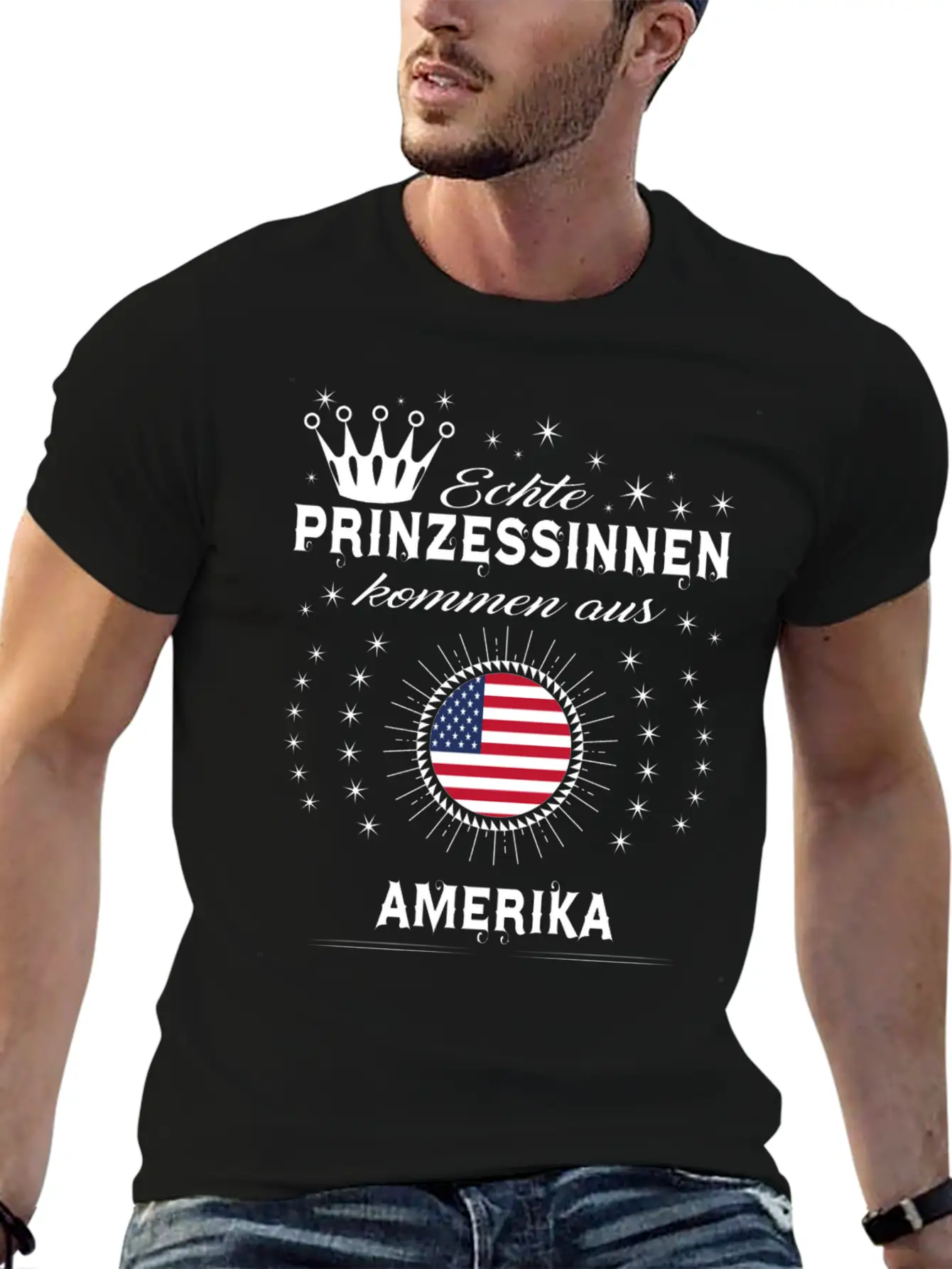 Heimat Prinzessinnen Kommen AMERIKA Stylish Everyday T-Shirt – Unisex Basic Cotton Tee