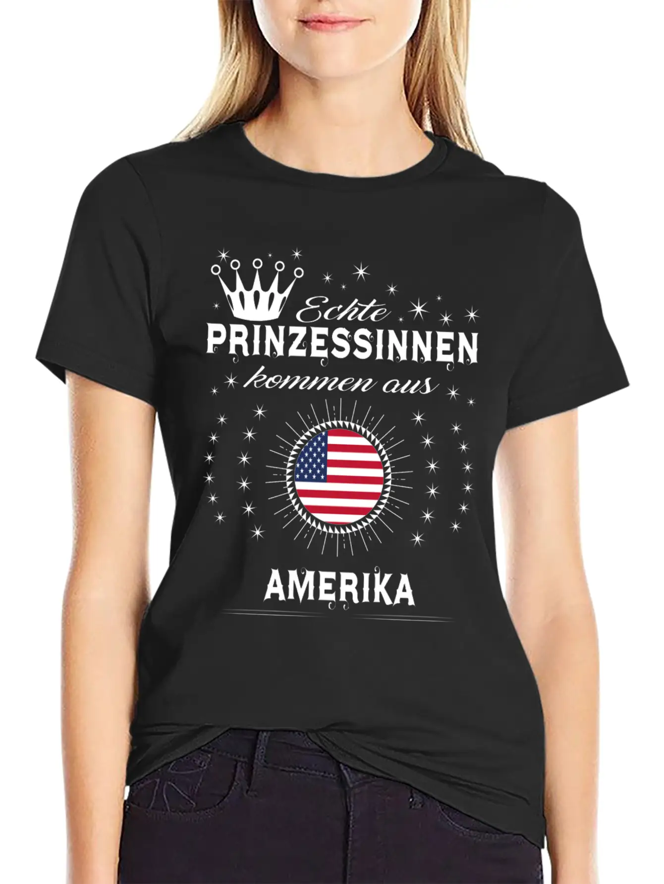 Heimat Prinzessinnen Kommen AMERIKA Stylish Everyday T-Shirt – Unisex Basic Cotton Tee