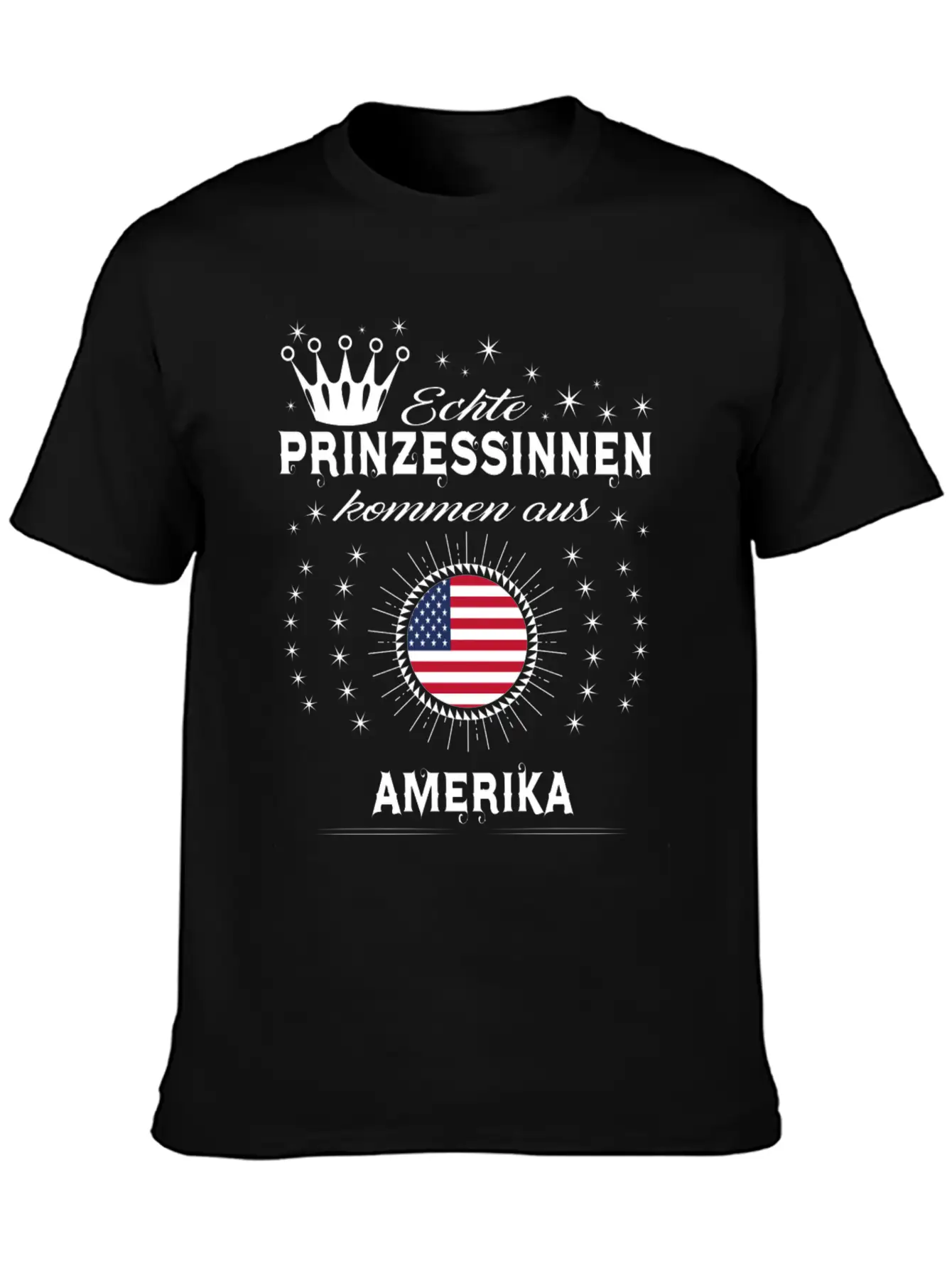 Heimat Prinzessinnen Kommen AMERIKA Stylish Everyday T-Shirt – Unisex Basic Cotton Tee
