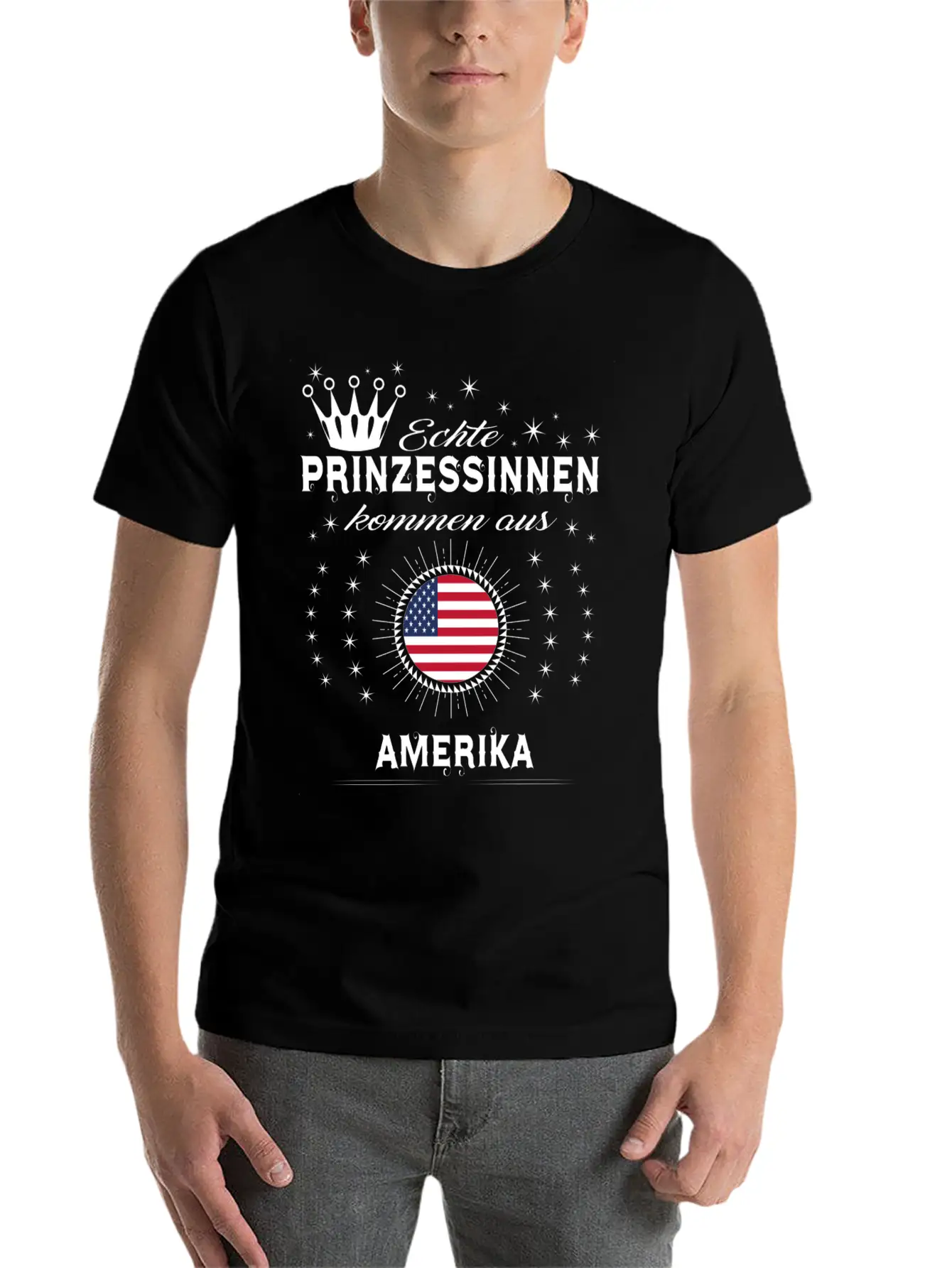 Heimat Prinzessinnen Kommen AMERIKA Stylish Everyday T-Shirt – Unisex Basic Cotton Tee