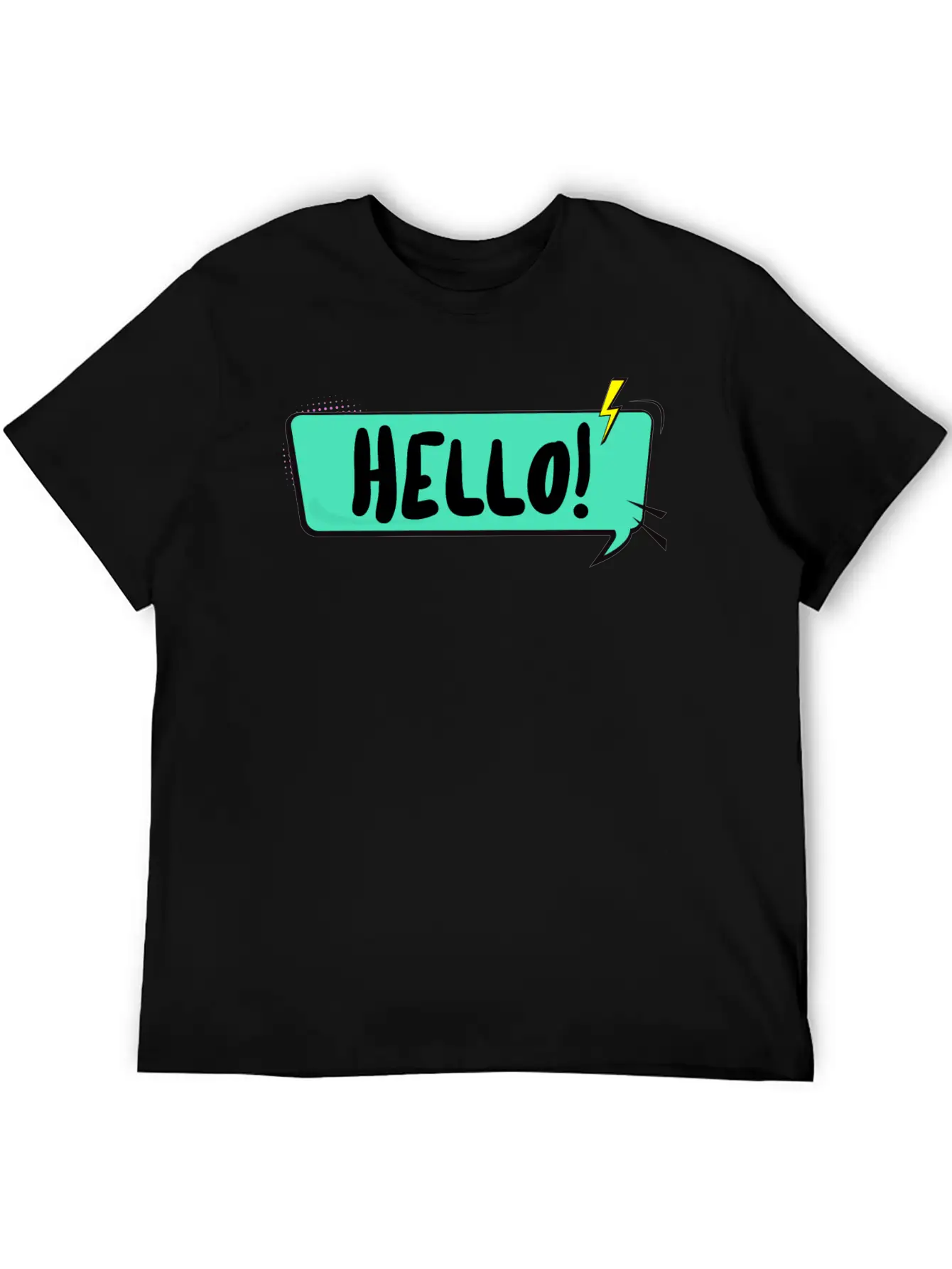 Hello, Funny, Simple And Cool Pop Art Design Comfortable Minimalist Graphic Tee – Summer Style Essential