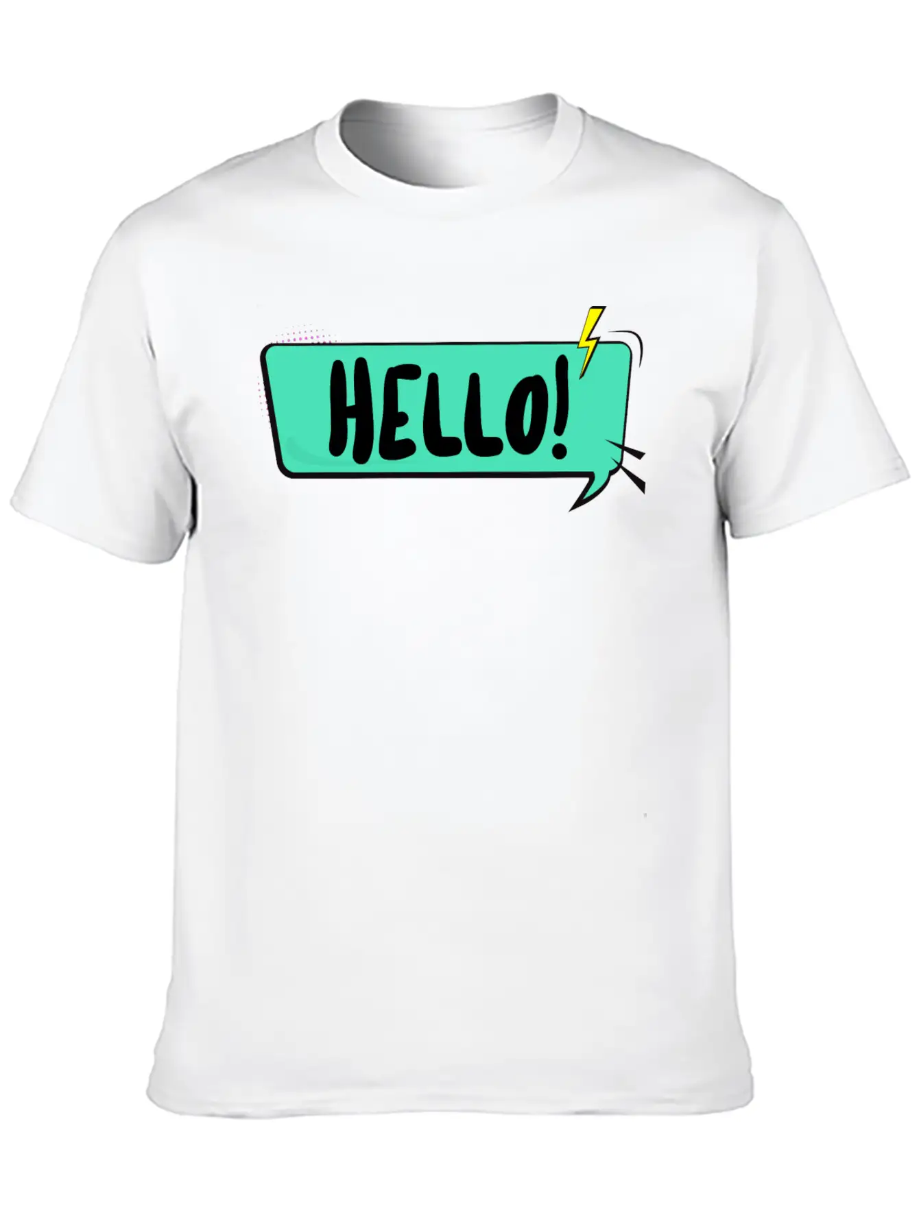 Hello, Funny, Simple And Cool Pop Art Design Comfortable Minimalist Graphic Tee – Summer Style Essential