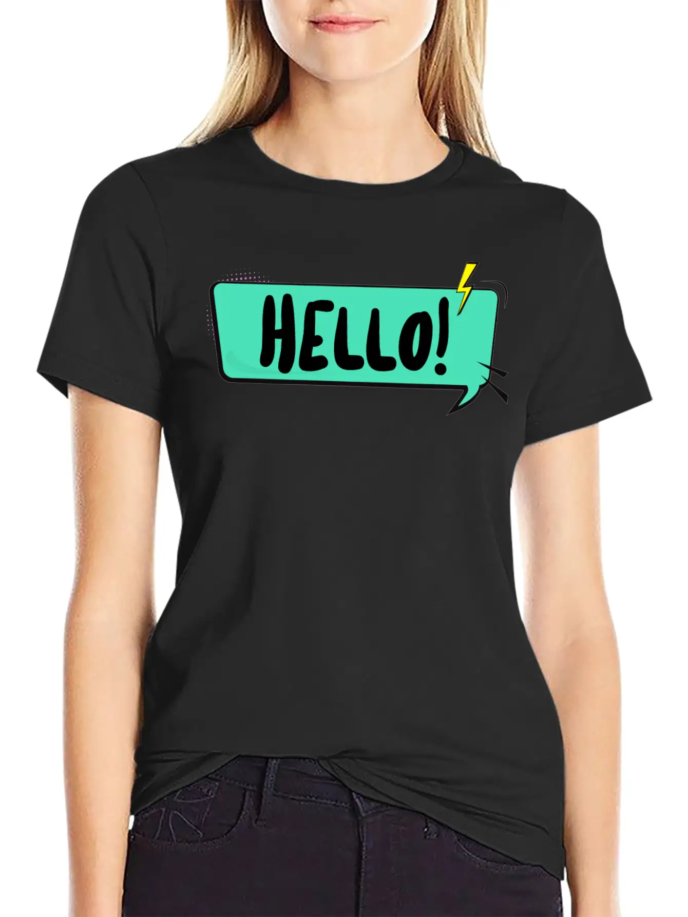 Hello, Funny, Simple And Cool Pop Art Design Comfortable Minimalist Graphic Tee – Summer Style Essential