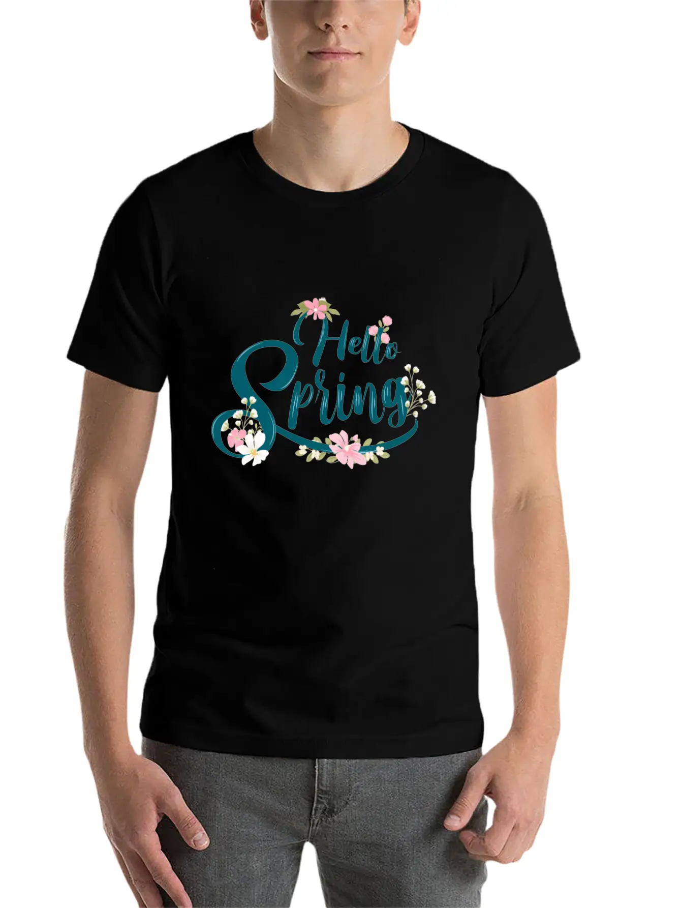 Hello Spring..! SPRING Is The Season Of LOVE.. Comfortable Minimalist Graphic Tee – Summer Style Essential