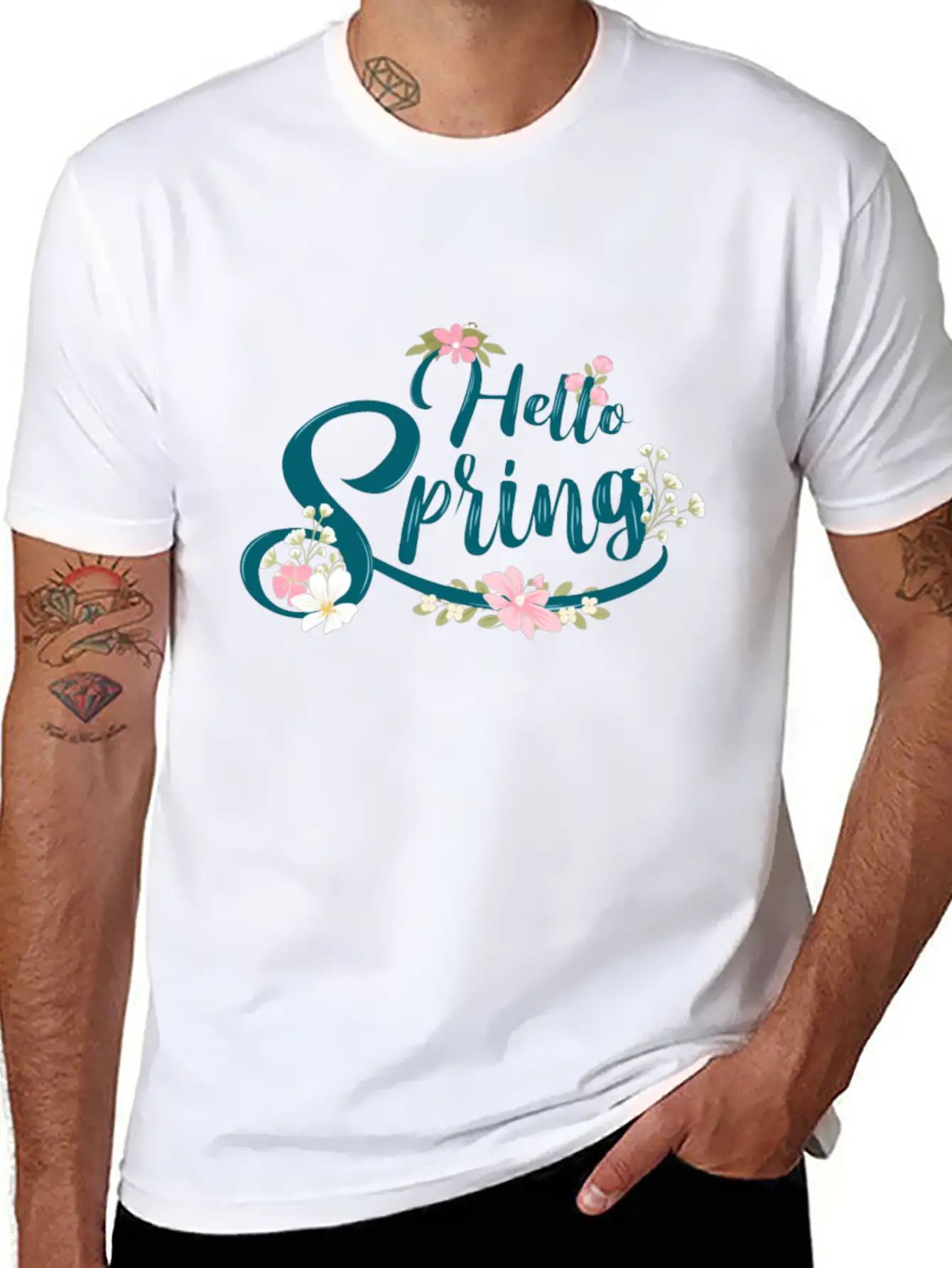 Hello Spring..! SPRING Is The Season Of LOVE.. Comfortable Minimalist Graphic Tee – Summer Style Essential
