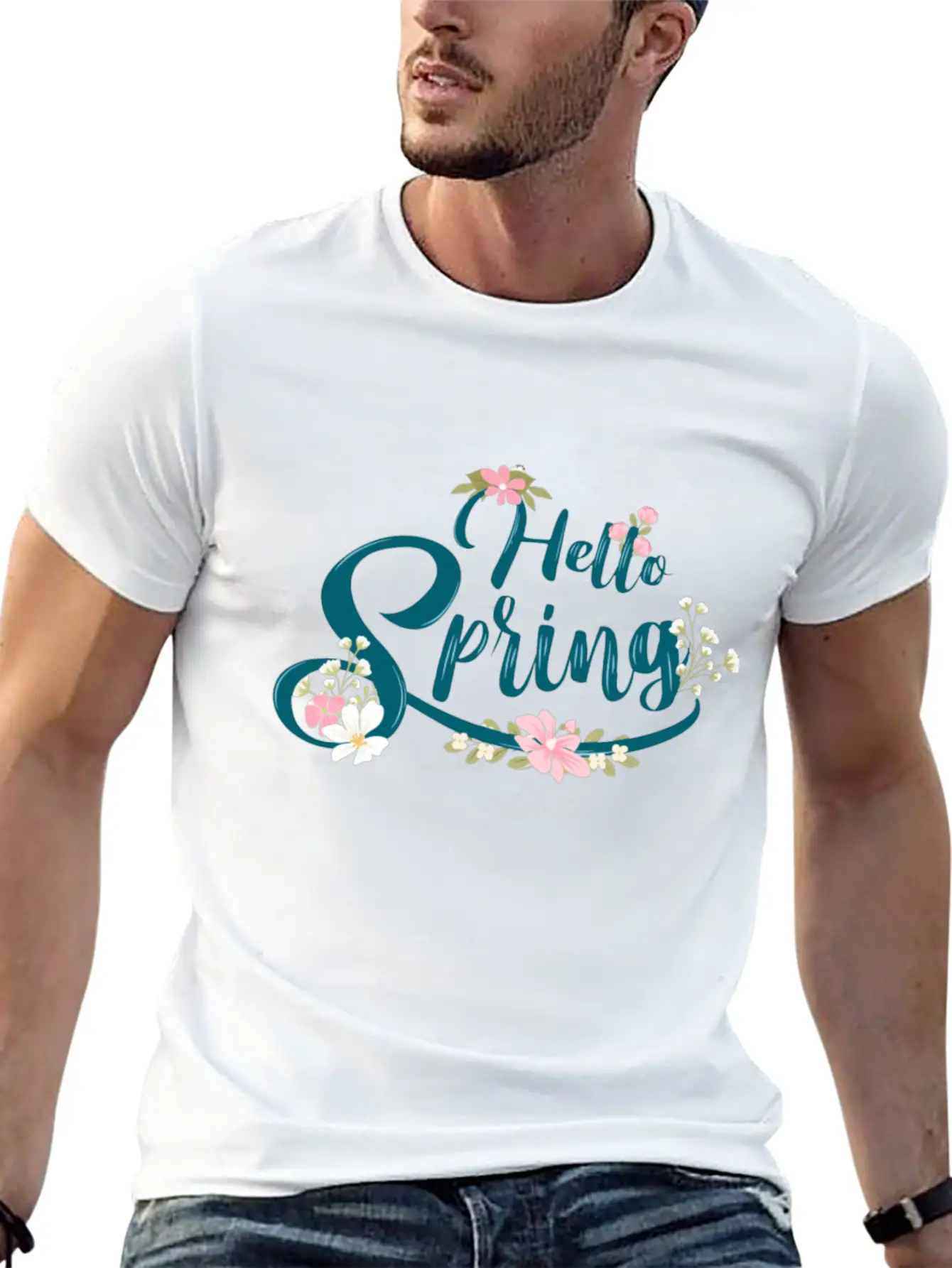 Hello Spring..! SPRING Is The Season Of LOVE.. Comfortable Minimalist Graphic Tee – Summer Style Essential