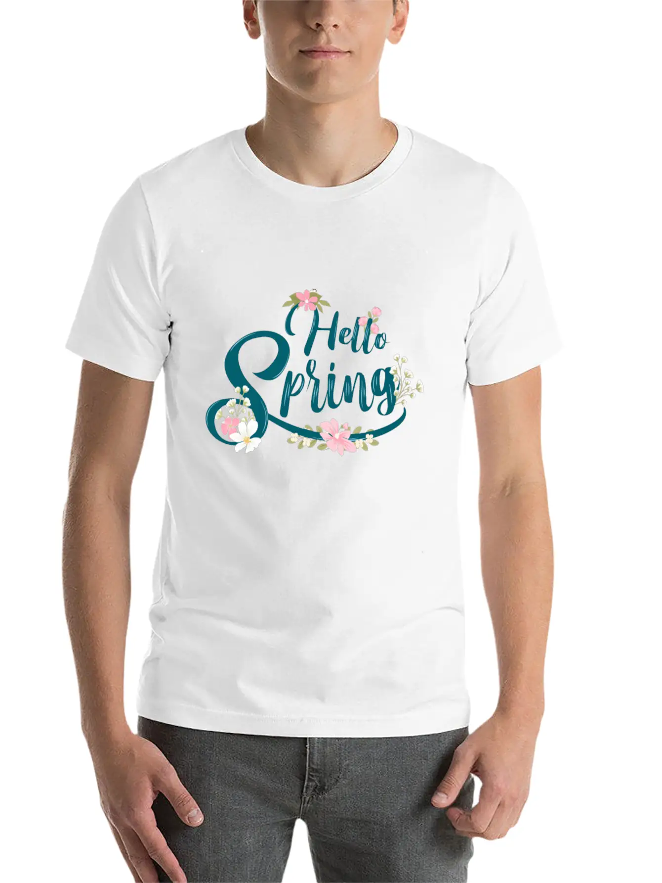 Hello Spring..! SPRING Is The Season Of LOVE.. Comfortable Minimalist Graphic Tee – Summer Style Essential