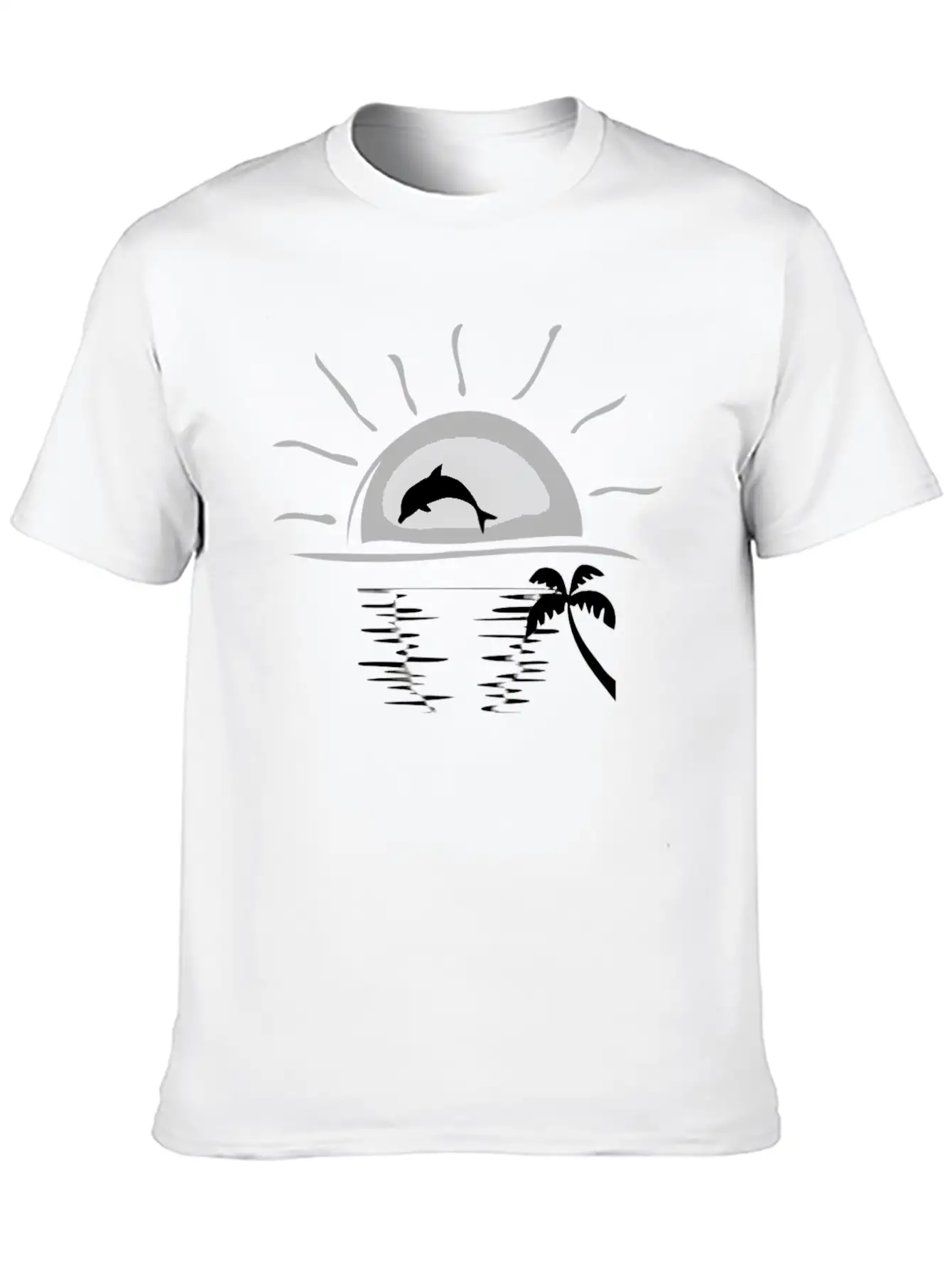 HELLO SUMMER - Summer Is Calling Dolphin. Stylish Everyday T-Shirt – Unisex Basic Cotton Tee
