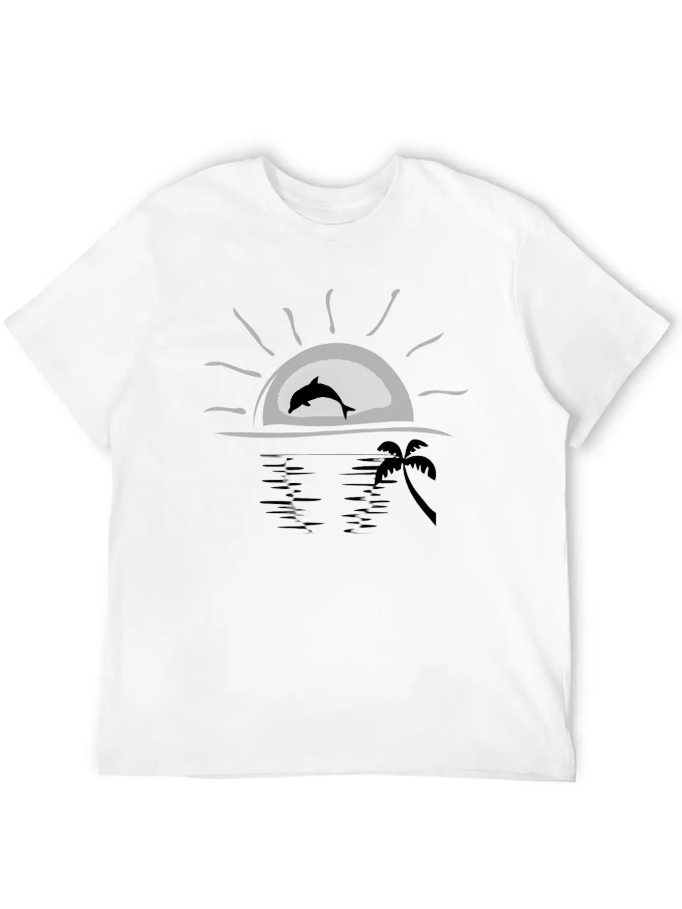 HELLO SUMMER - Summer Is Calling Dolphin. Stylish Everyday T-Shirt – Unisex Basic Cotton Tee
