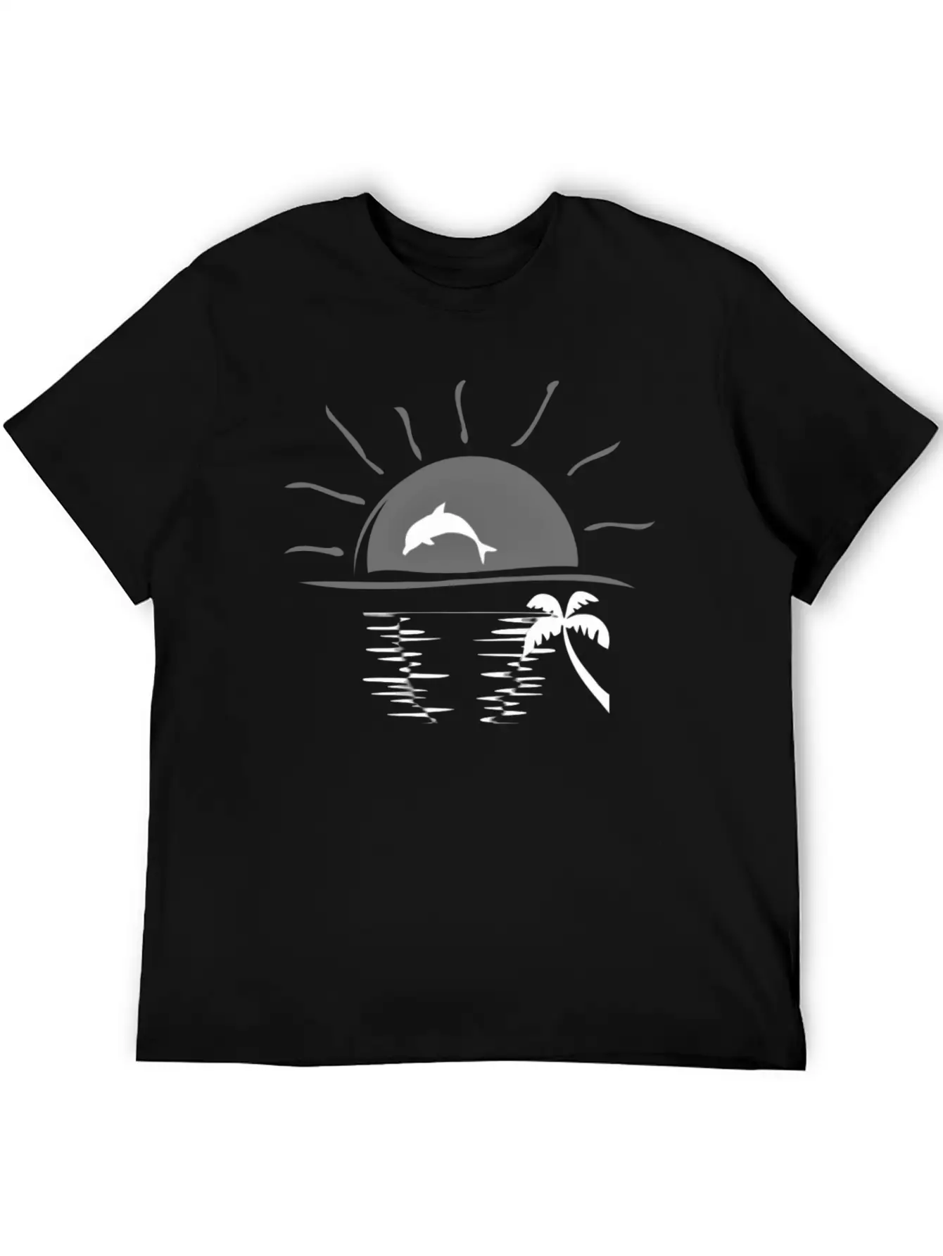 HELLO SUMMER - Summer Is Calling Dolphin. Stylish Everyday T-Shirt – Unisex Basic Cotton Tee
