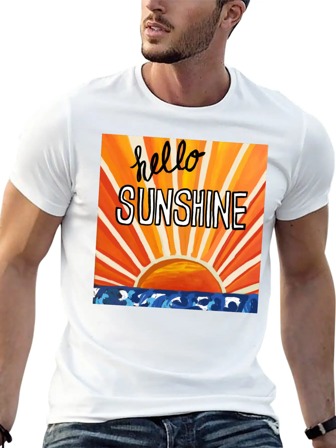 Hello Sunshine Timeless Short Sleeve Tee – Comfy And Minimalist Design