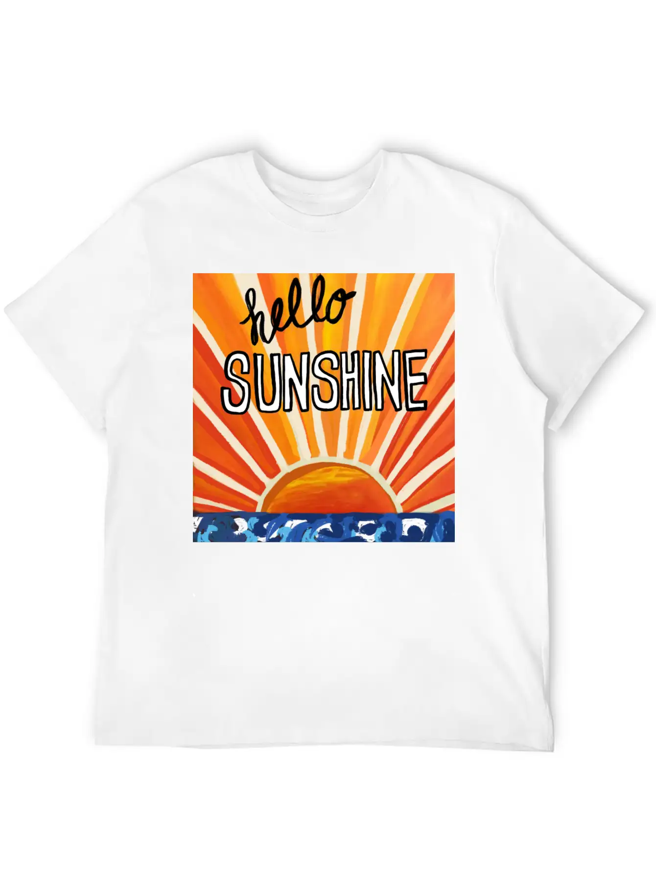 Hello Sunshine Timeless Short Sleeve Tee – Comfy And Minimalist Design