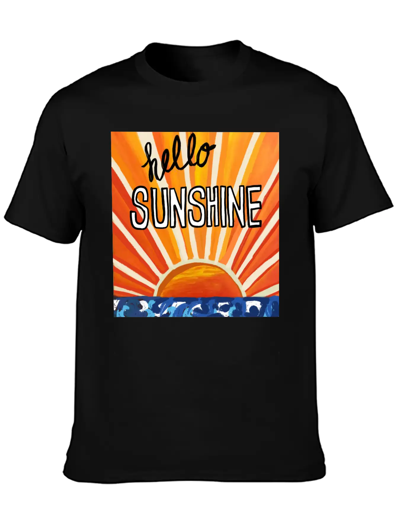 Hello Sunshine Timeless Short Sleeve Tee – Comfy And Minimalist Design