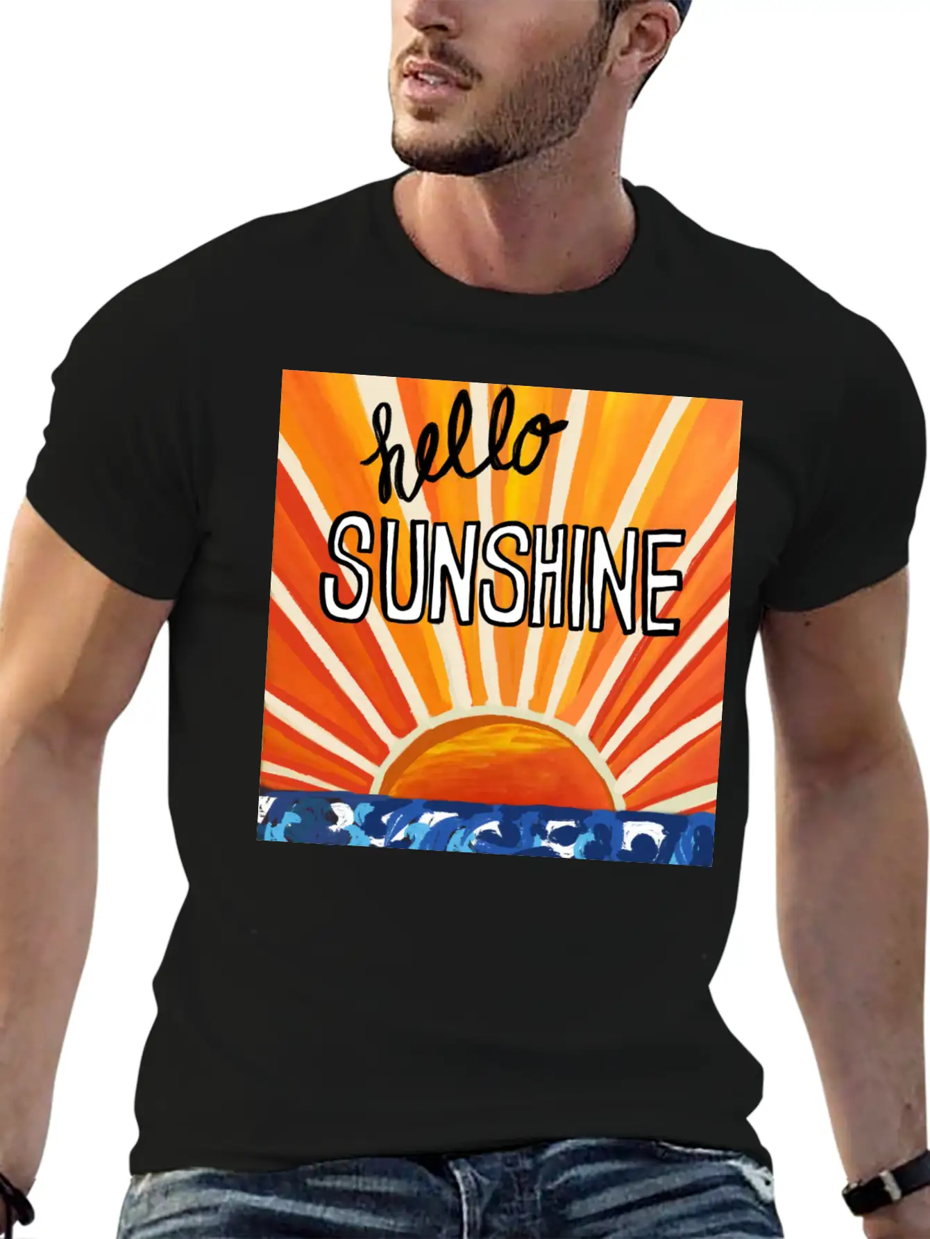 Hello Sunshine Timeless Short Sleeve Tee – Comfy And Minimalist Design
