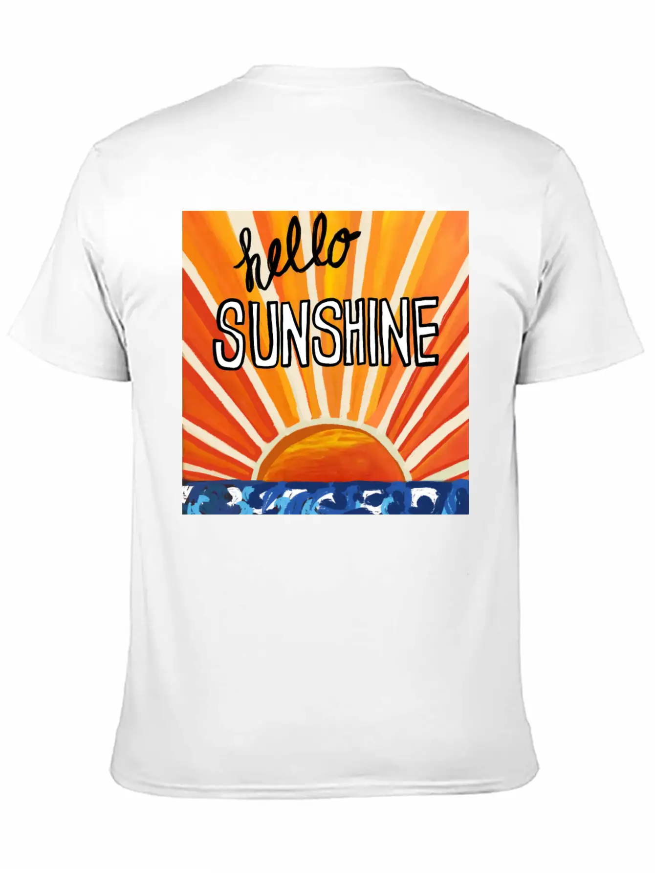 Hello Sunshine Timeless Short Sleeve Tee – Comfy And Minimalist Design
