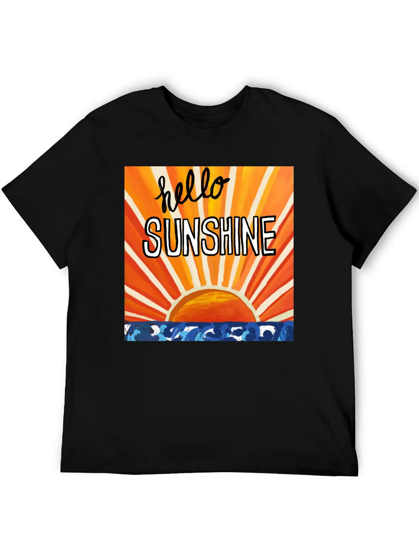 Hello Sunshine Timeless Short Sleeve Tee – Comfy And Minimalist Design