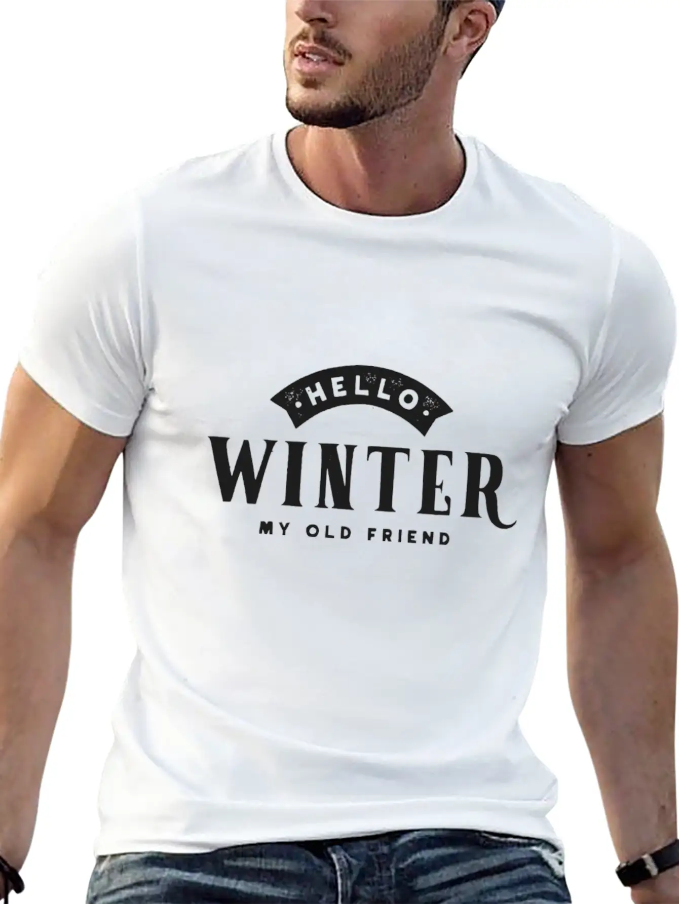 Helo Winter Unisex Short Sleeve Soft Cotton T-Shirt – Casual Everyday Wear