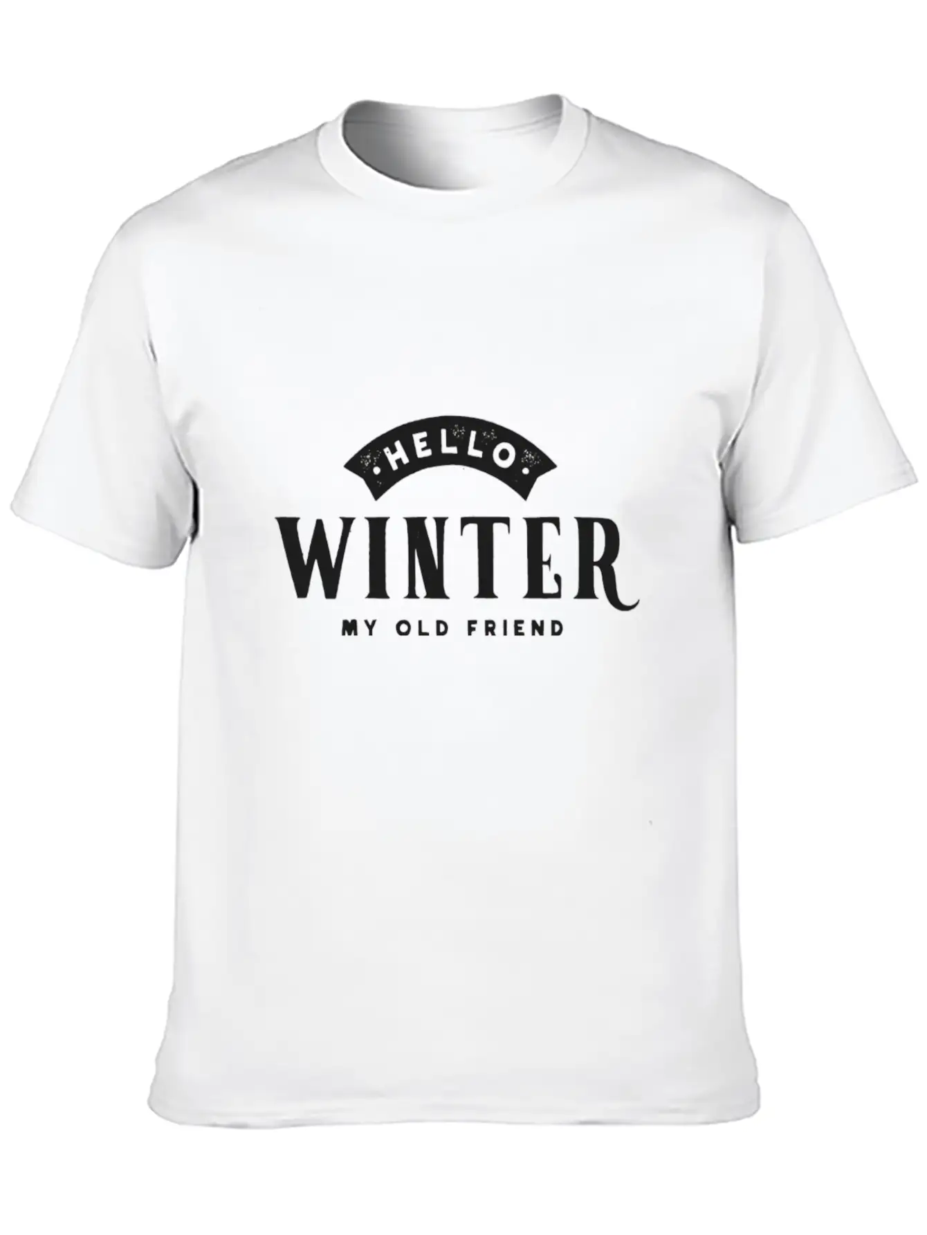 Helo Winter Unisex Short Sleeve Soft Cotton T-Shirt – Casual Everyday Wear