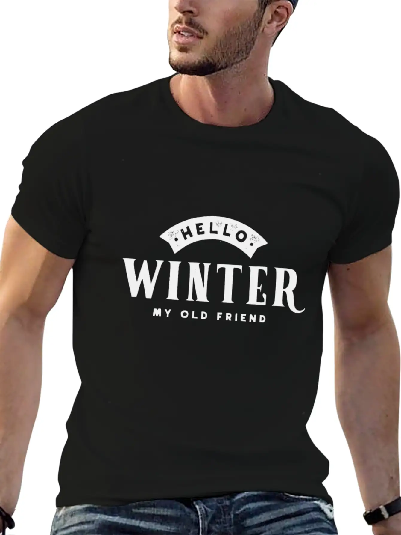 Helo Winter Unisex Short Sleeve Soft Cotton T-Shirt – Casual Everyday Wear