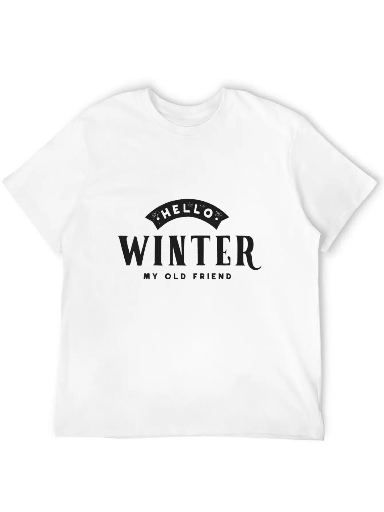 Helo Winter Unisex Short Sleeve Soft Cotton T-Shirt – Casual Everyday Wear