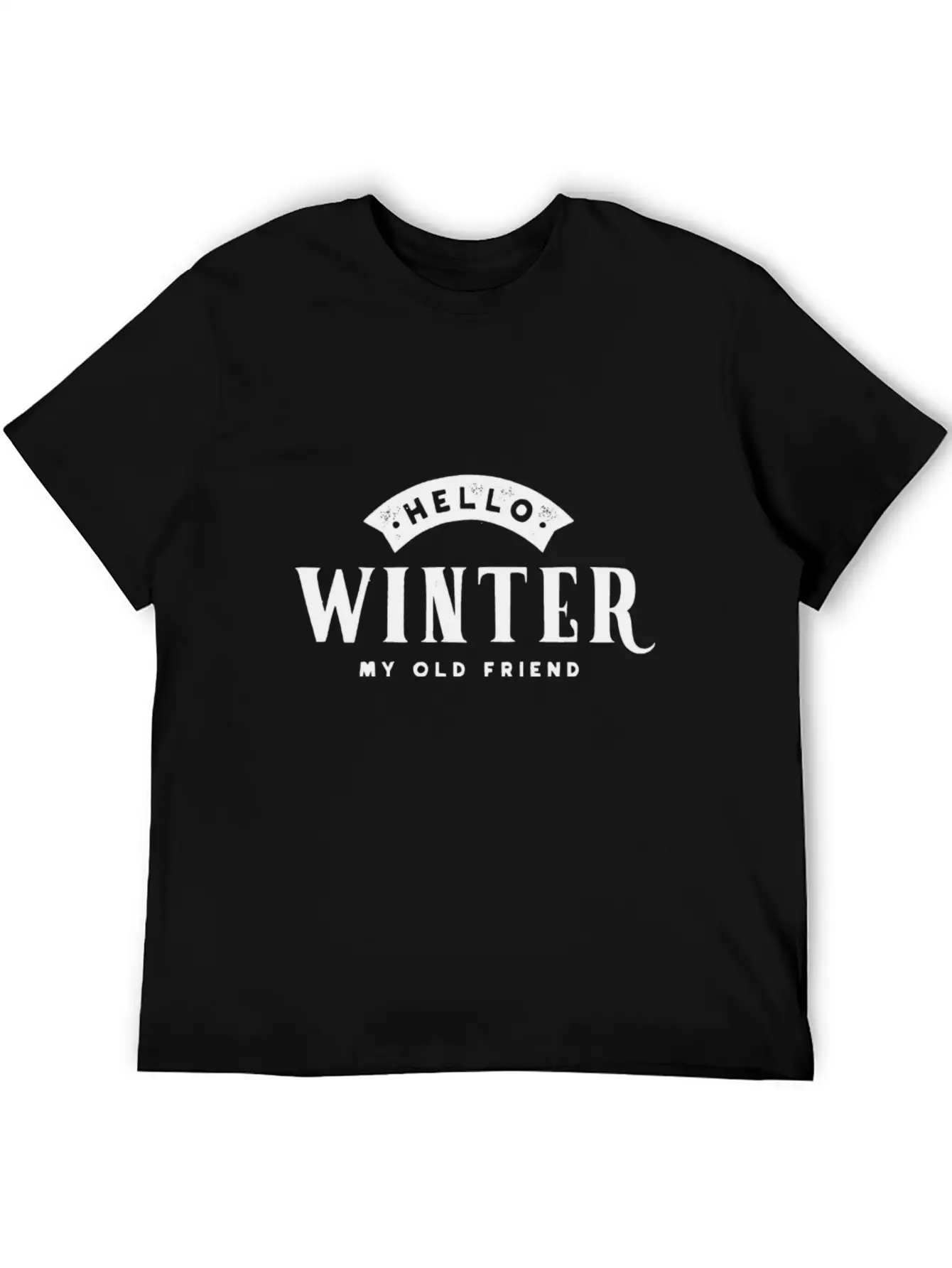 Helo Winter Unisex Short Sleeve Soft Cotton T-Shirt – Casual Everyday Wear