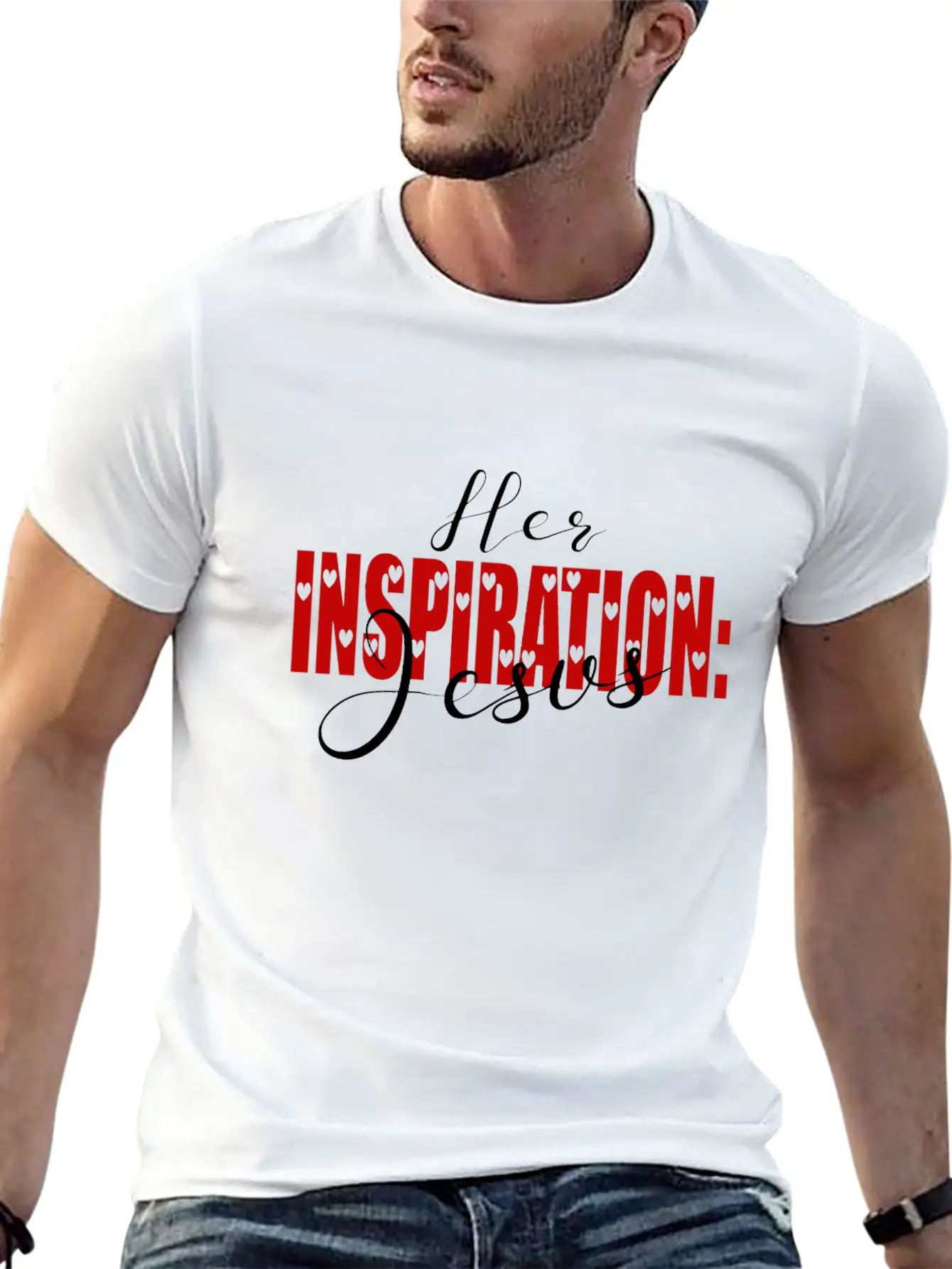 Her Inspiration Comfortable Minimalist Graphic Tee – Summer Style Essential