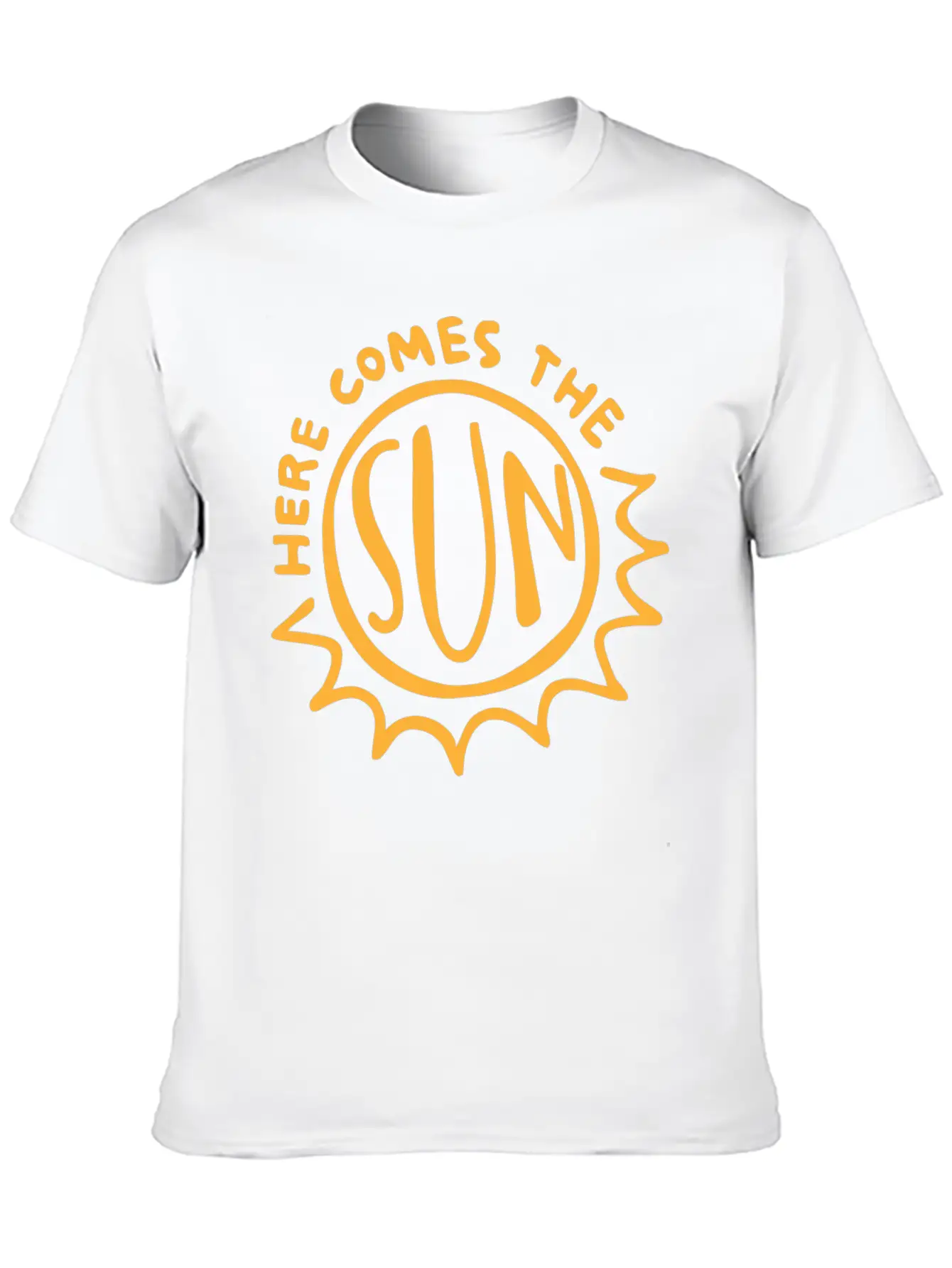 Here Comes The Sun Comfortable Minimalist Graphic Tee – Summer Style Essential