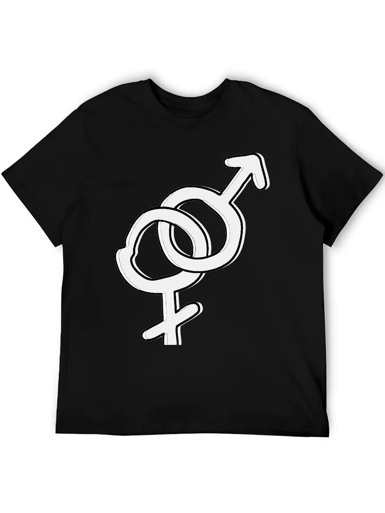 Hetero Symbol Heterosexual Gender Sign Stylish Everyday T-Shirt – Unisex Basic Cotton Tee