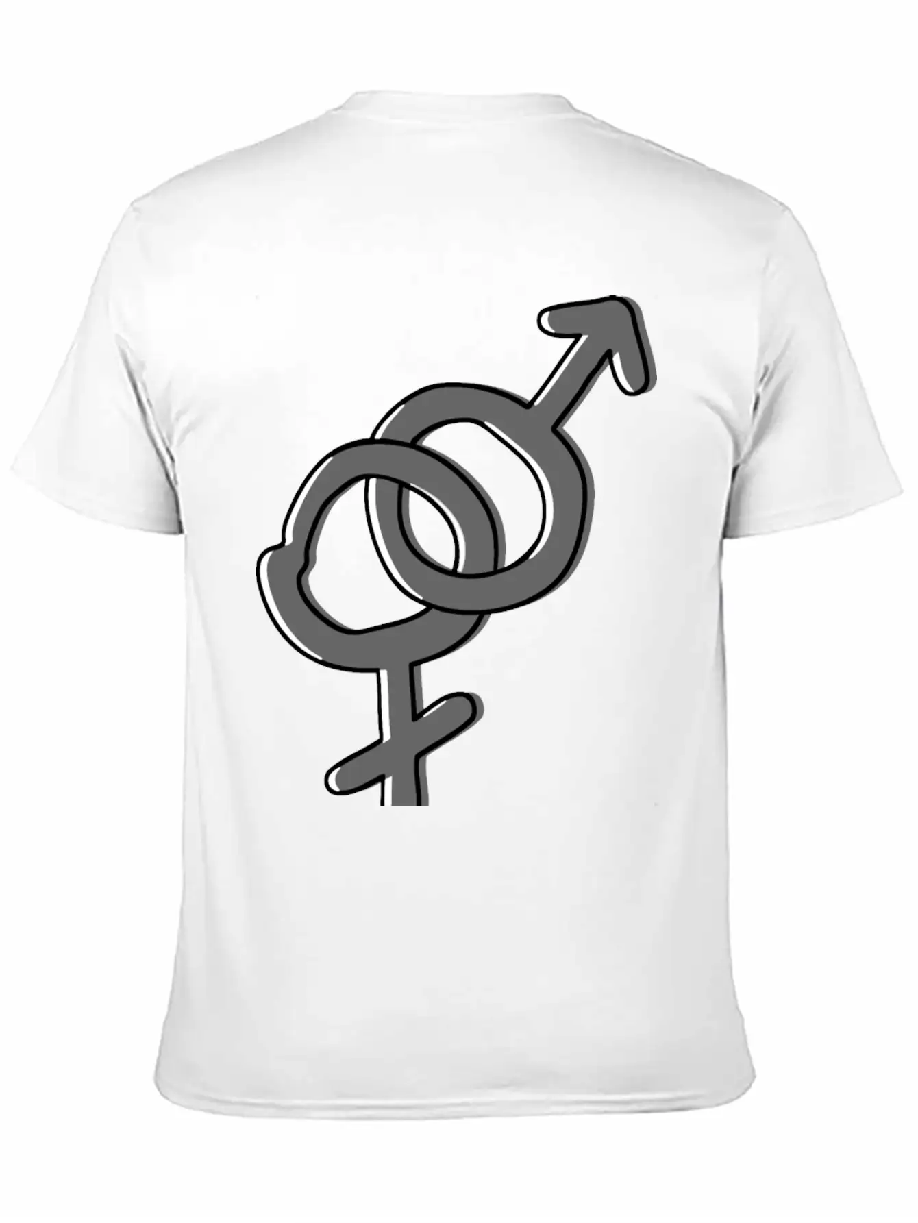 Hetero Symbol Heterosexual Gender Sign Stylish Everyday T-Shirt – Unisex Basic Cotton Tee