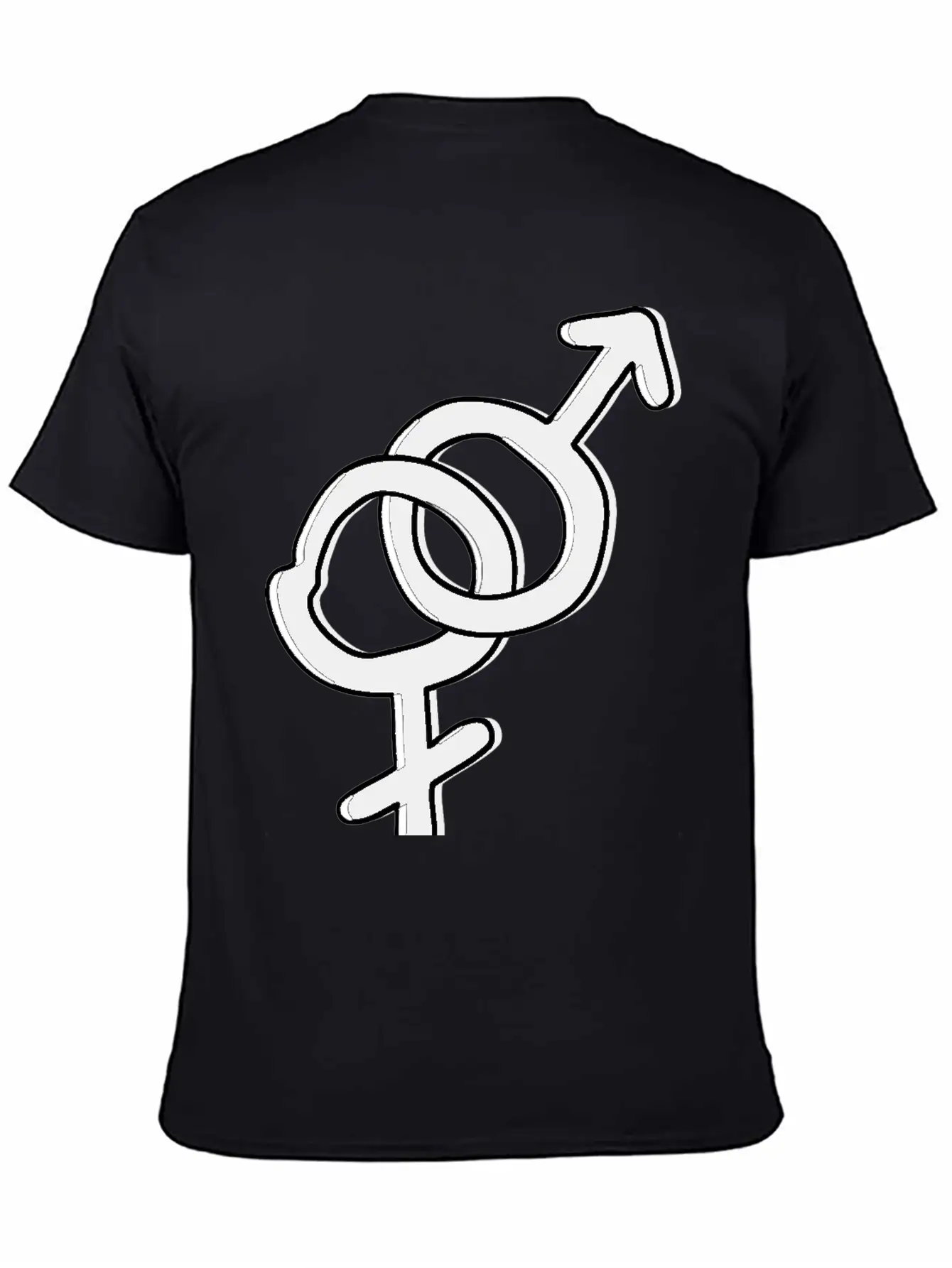 Hetero Symbol Heterosexual Gender Sign Stylish Everyday T-Shirt – Unisex Basic Cotton Tee
