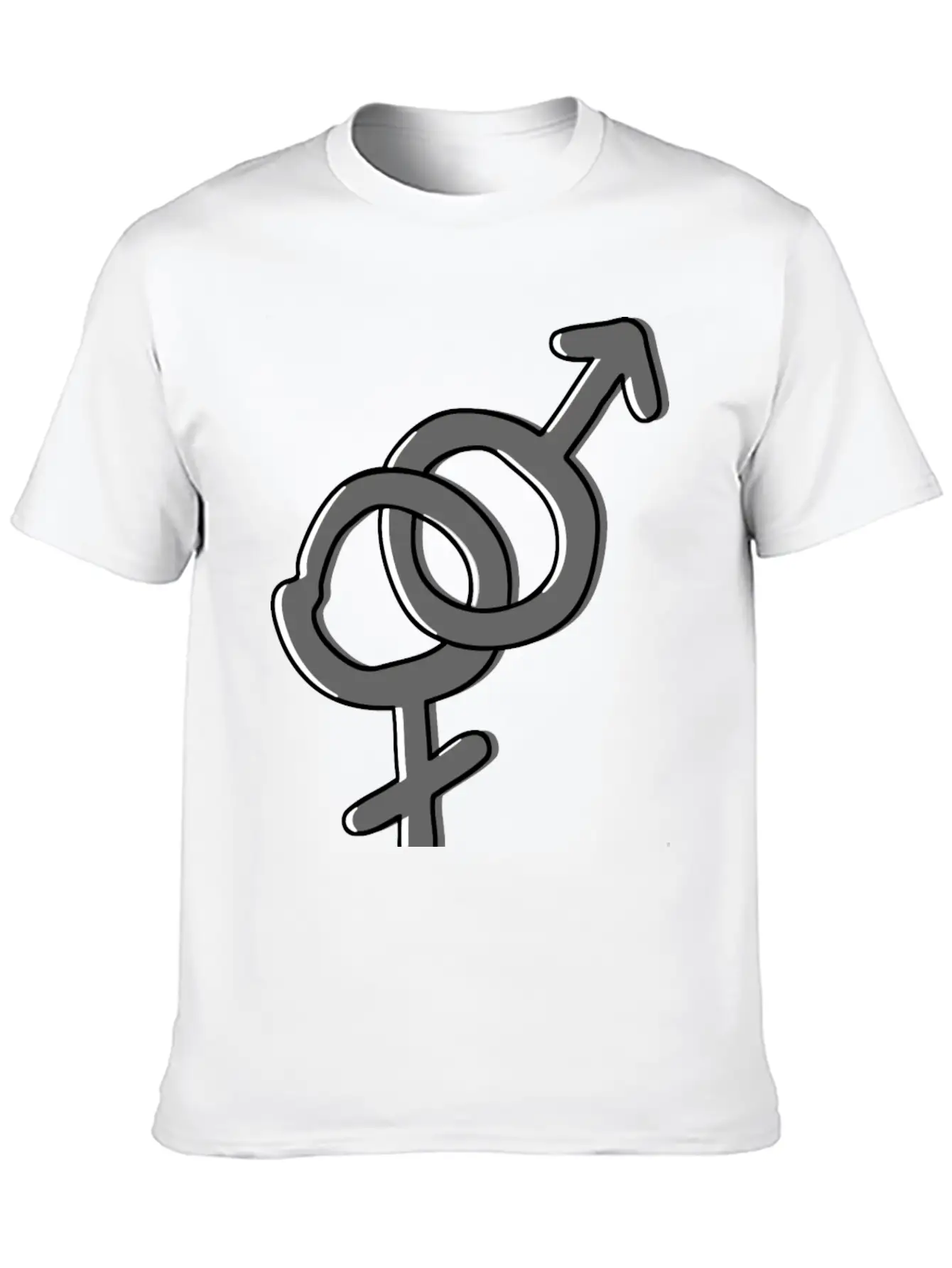 Hetero Symbol Heterosexual Gender Sign Stylish Everyday T-Shirt – Unisex Basic Cotton Tee
