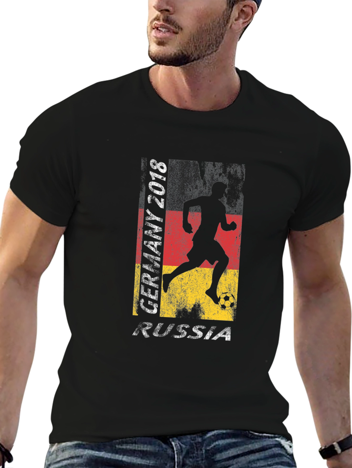 Germany 2018 Soccer T-Shirt - Black