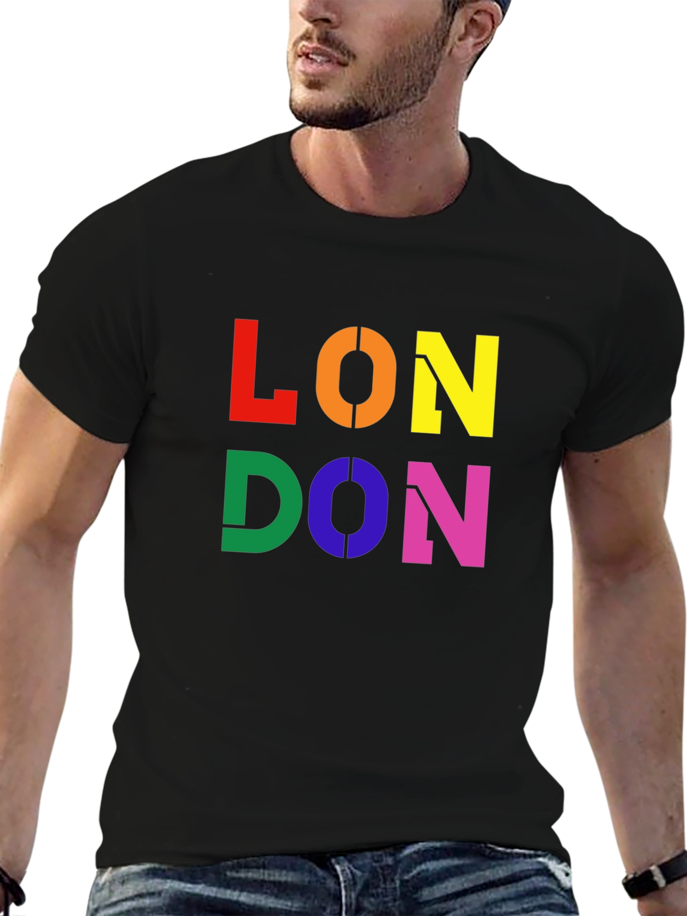 Colorful London Graphic Tee