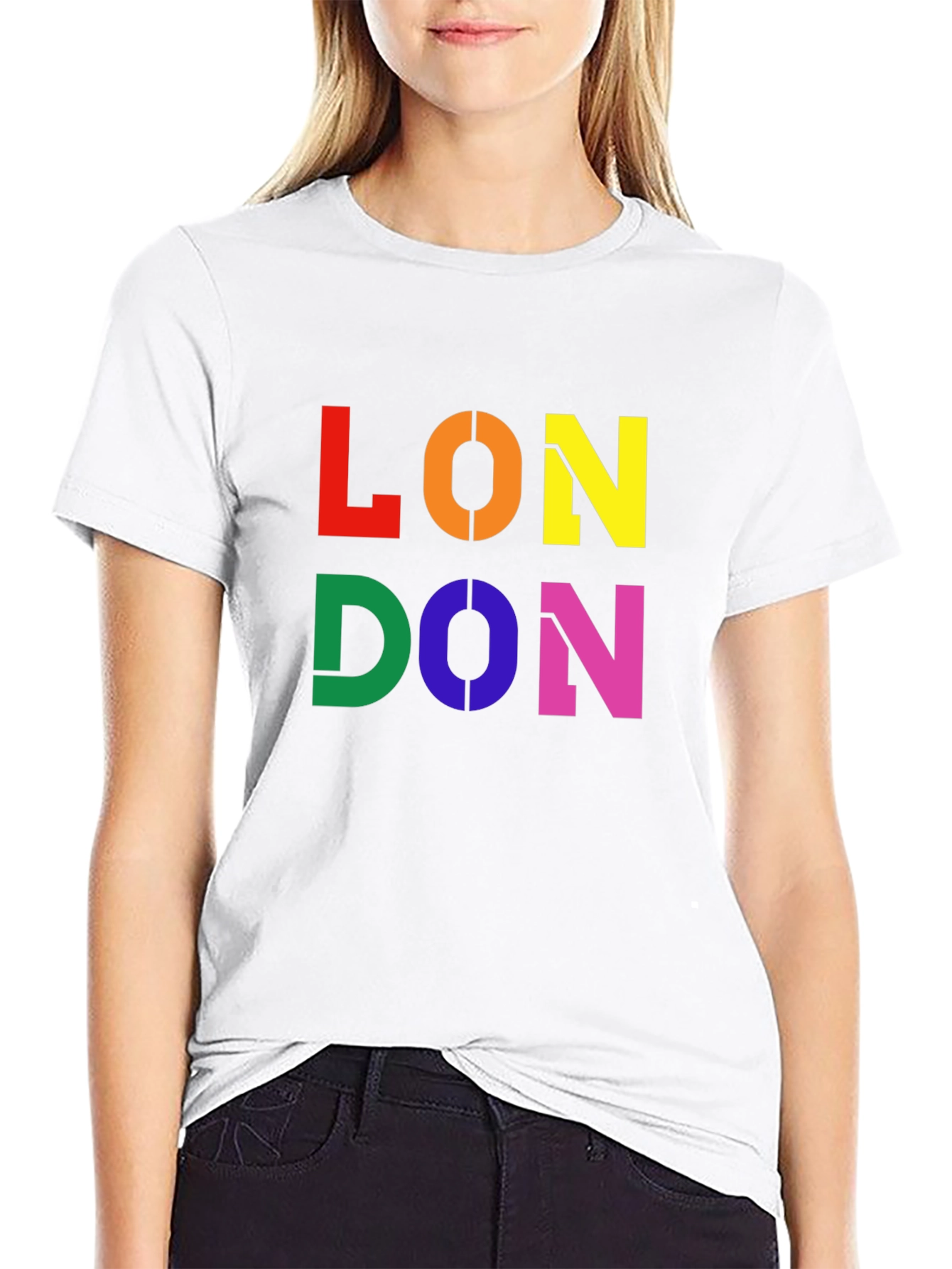 Colorful London Graphic Tee