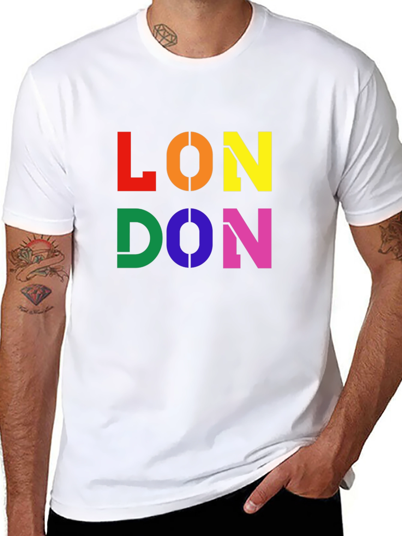 Colorful London Graphic Tee