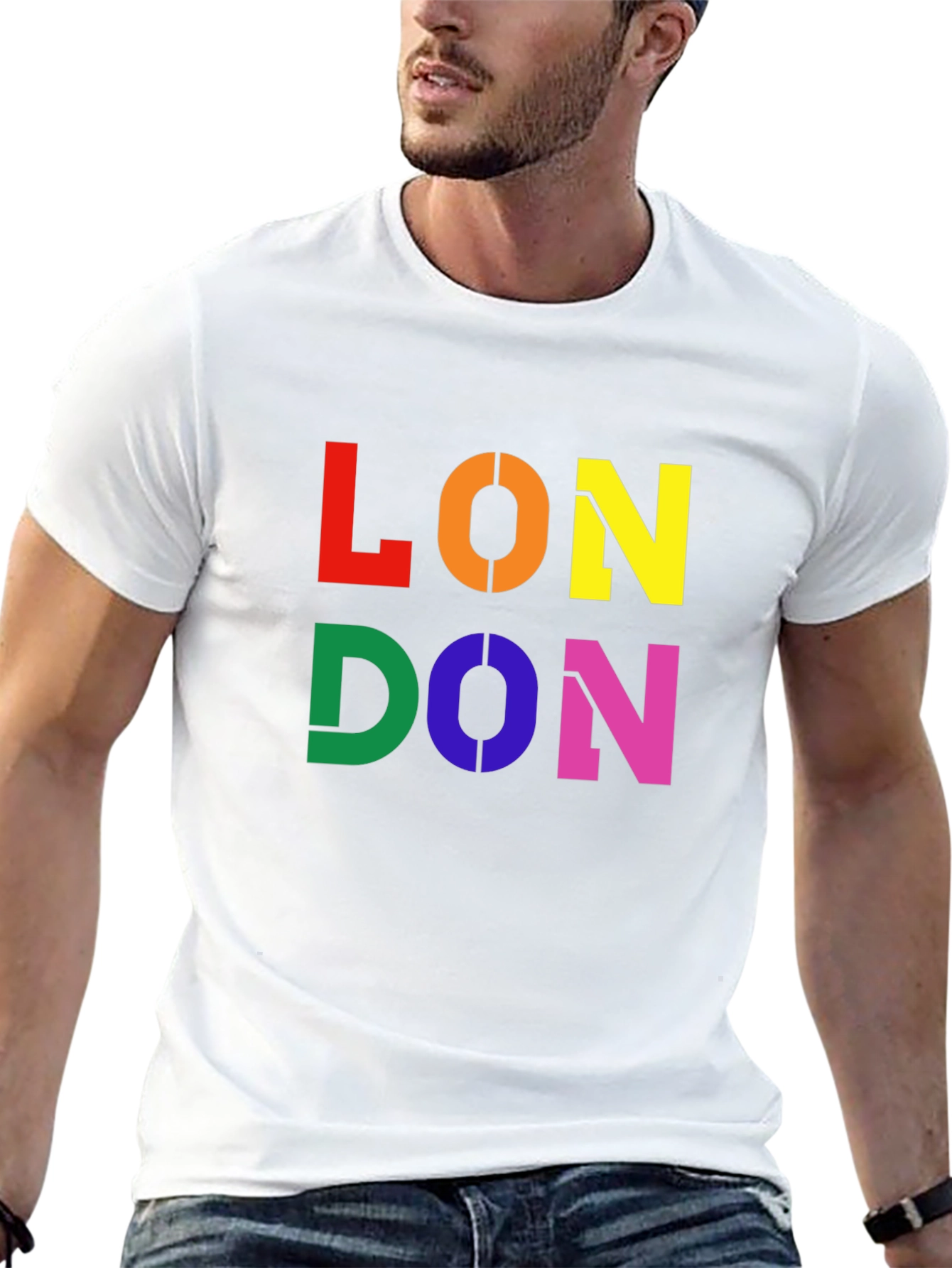 Colorful London Graphic Tee
