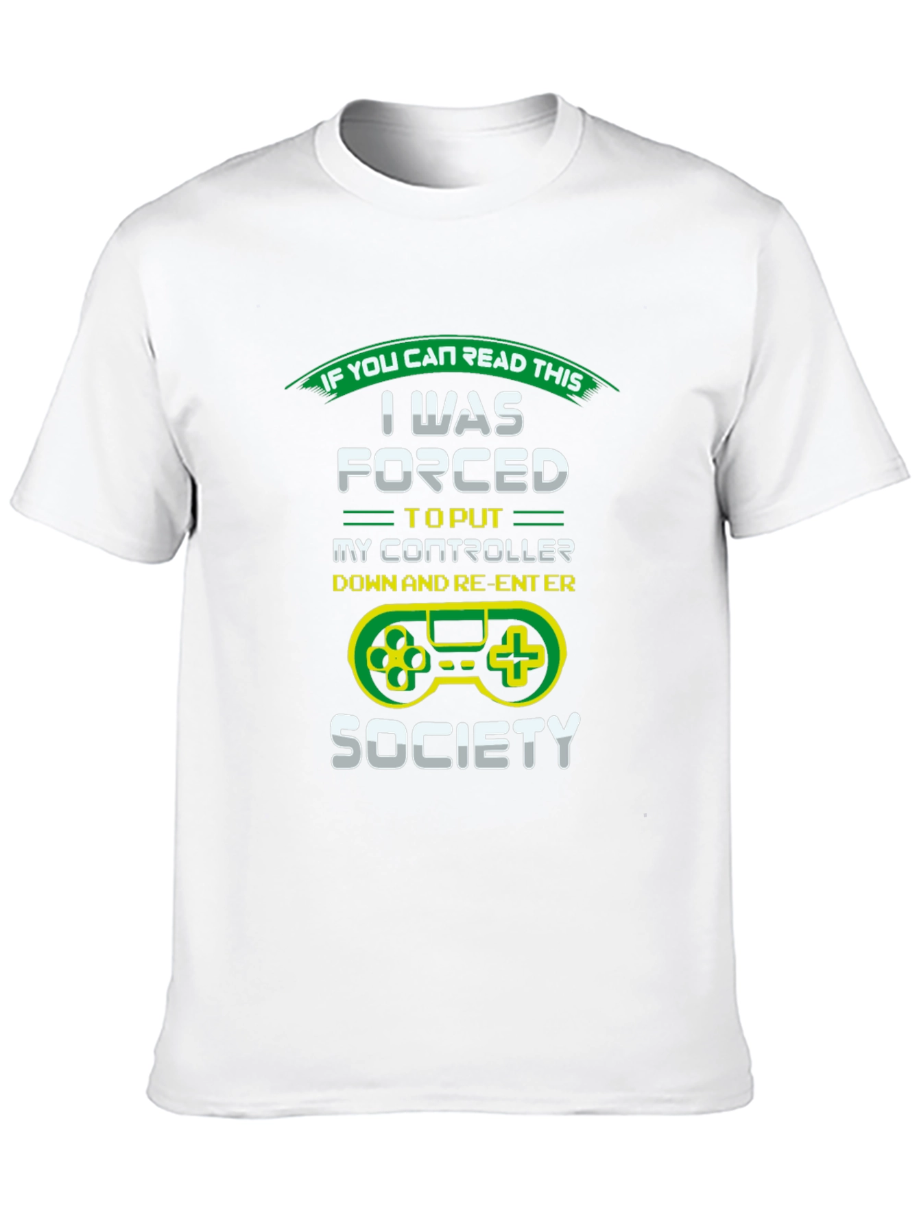 Gamer T-Shirt: Forced Out of Gaming Society