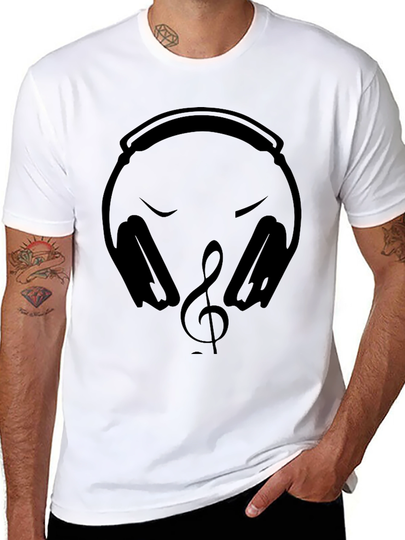 Music Lover Black T-Shirt