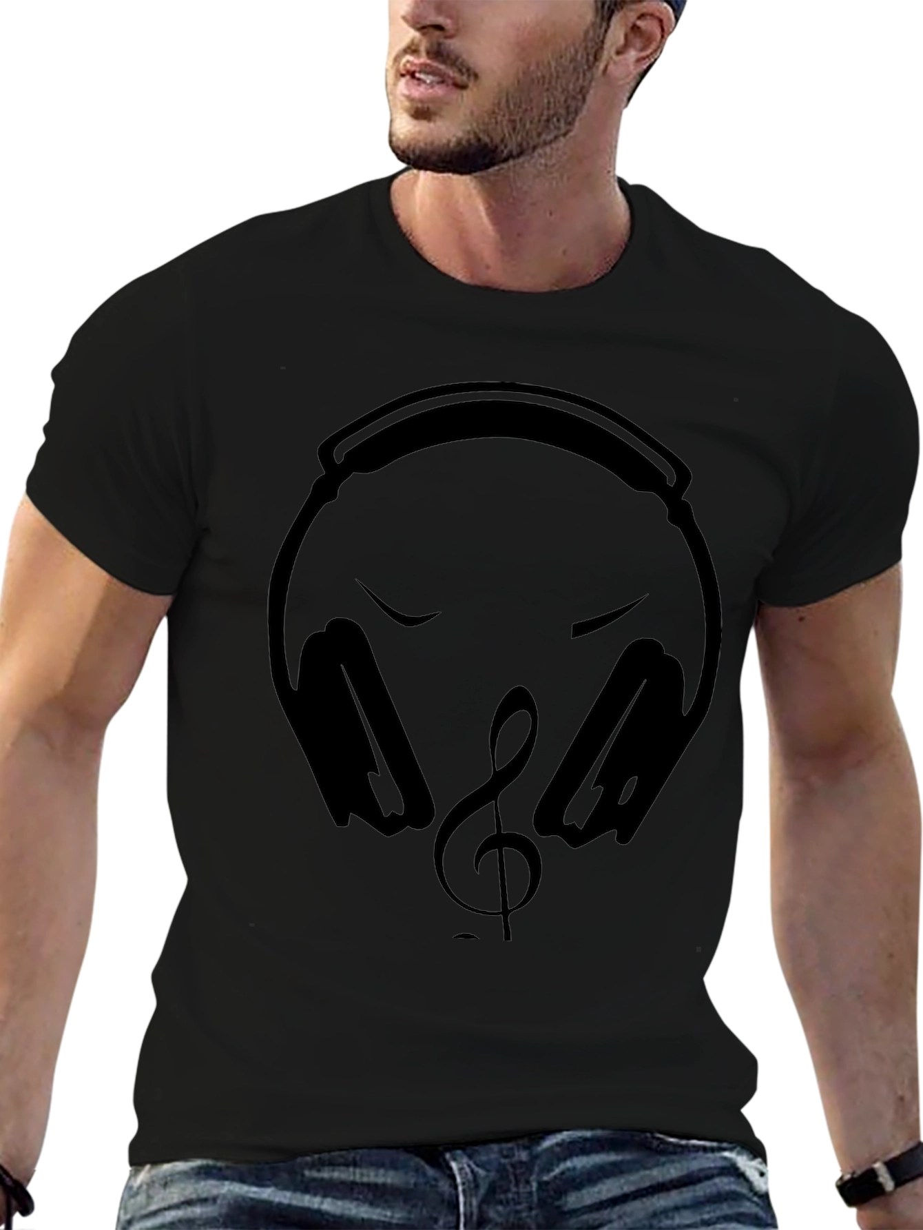 Music Lover Black T-Shirt