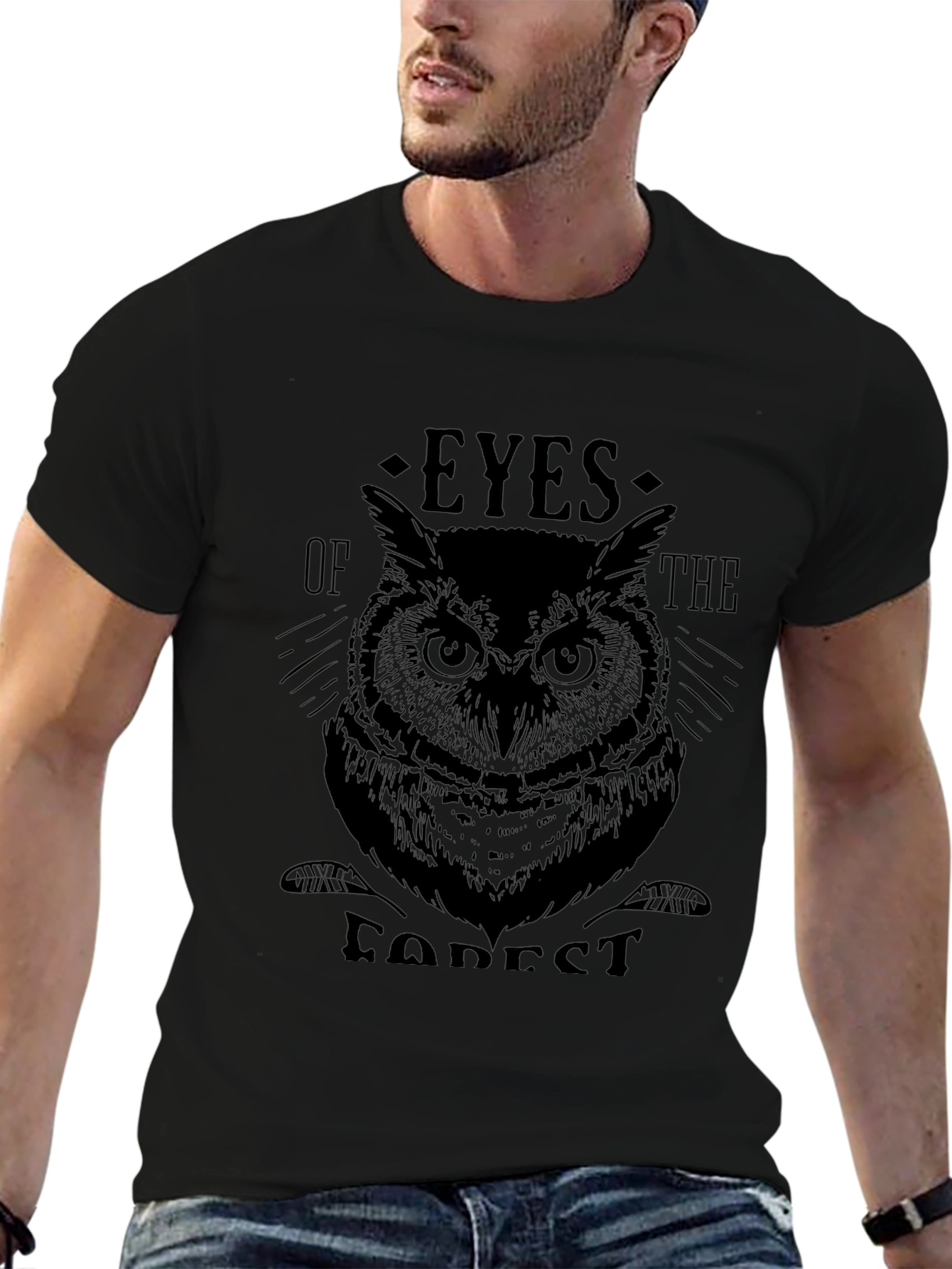 Eyes of the Forest Owl Graphic Tee