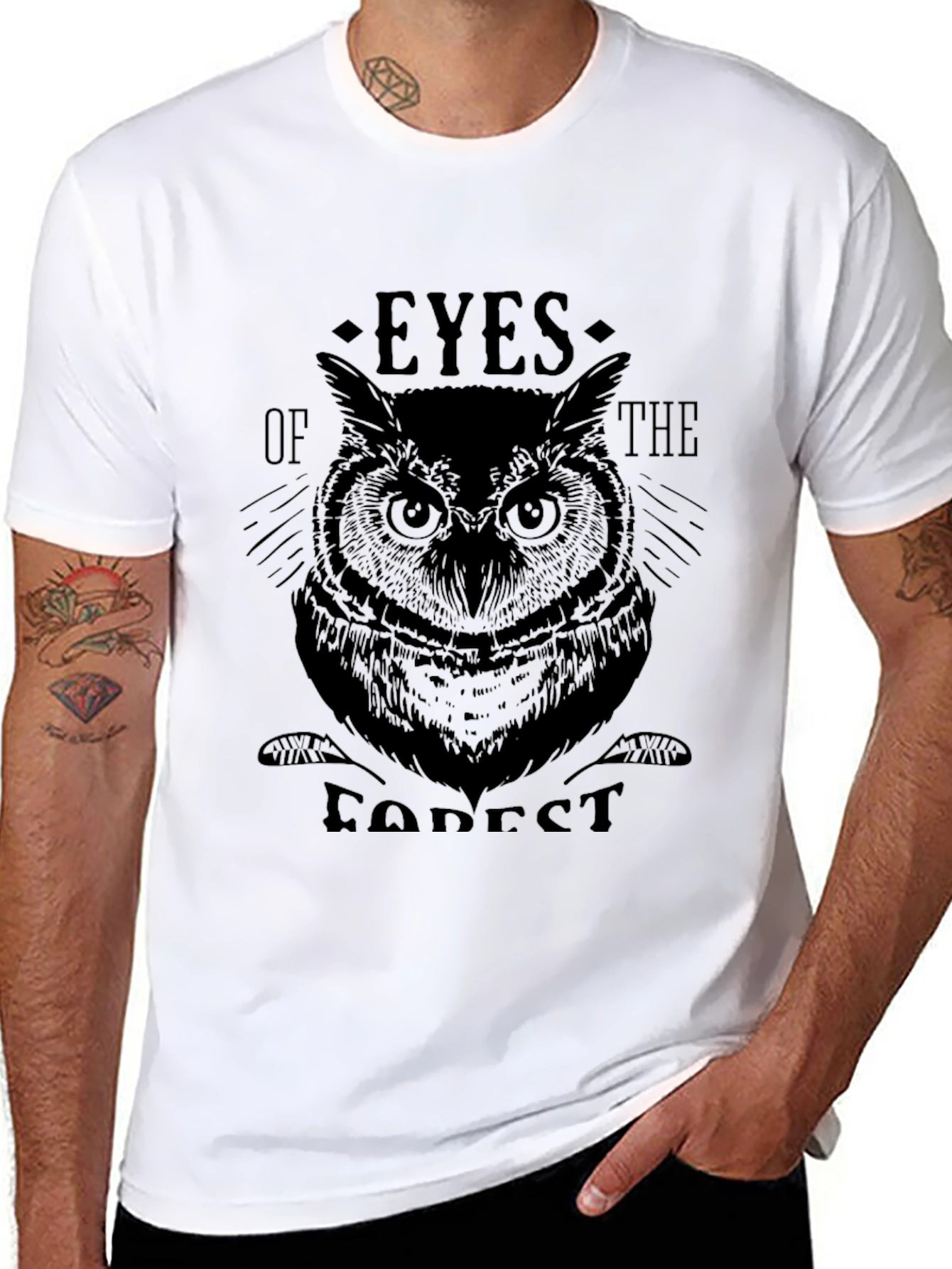 Eyes of the Forest Owl Graphic Tee
