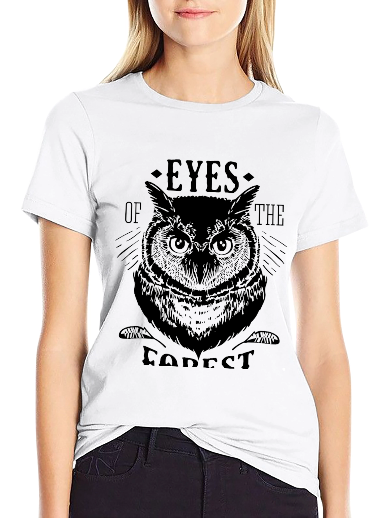Eyes of the Forest Owl Graphic Tee