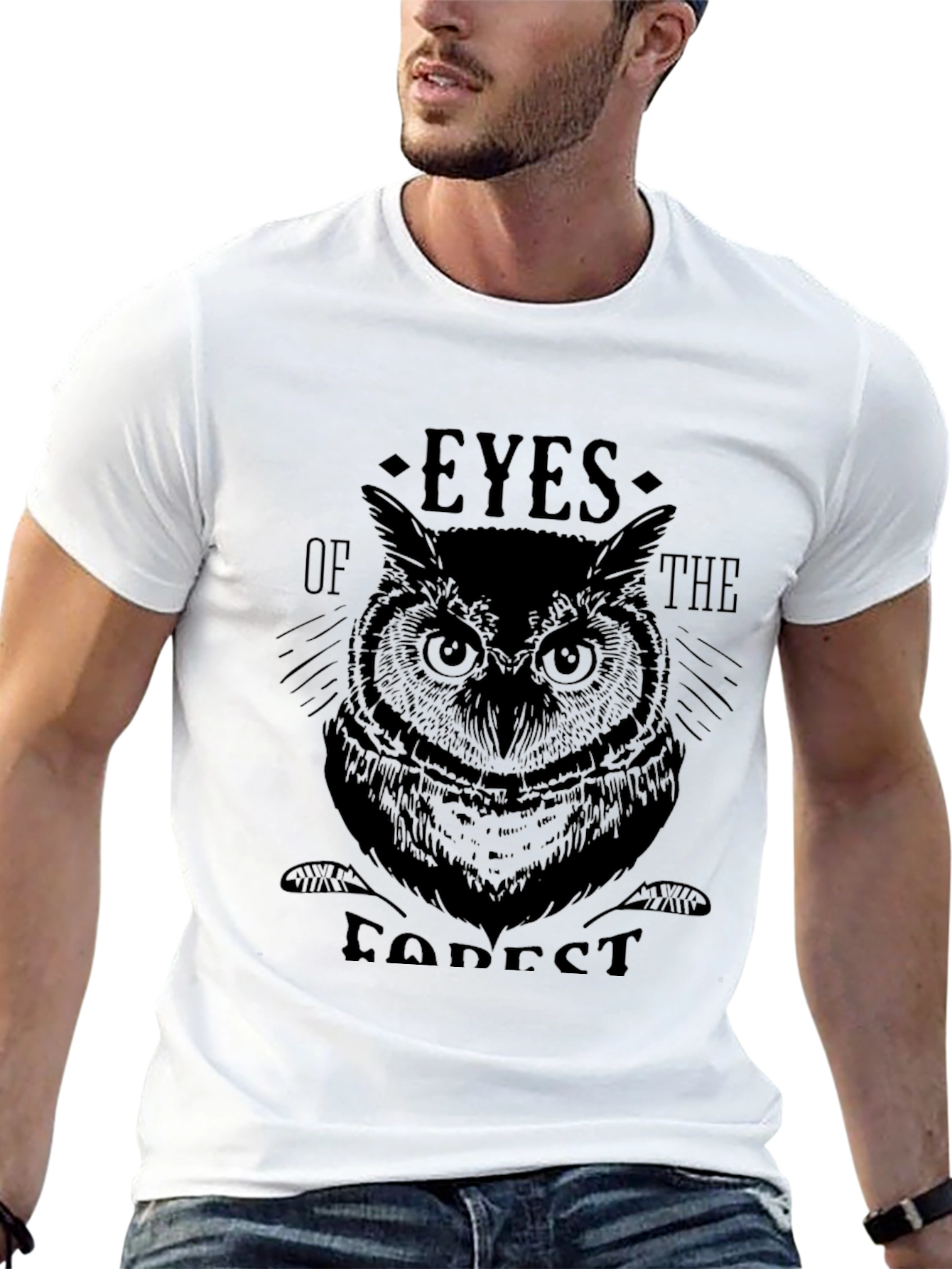 Eyes of the Forest Owl Graphic Tee