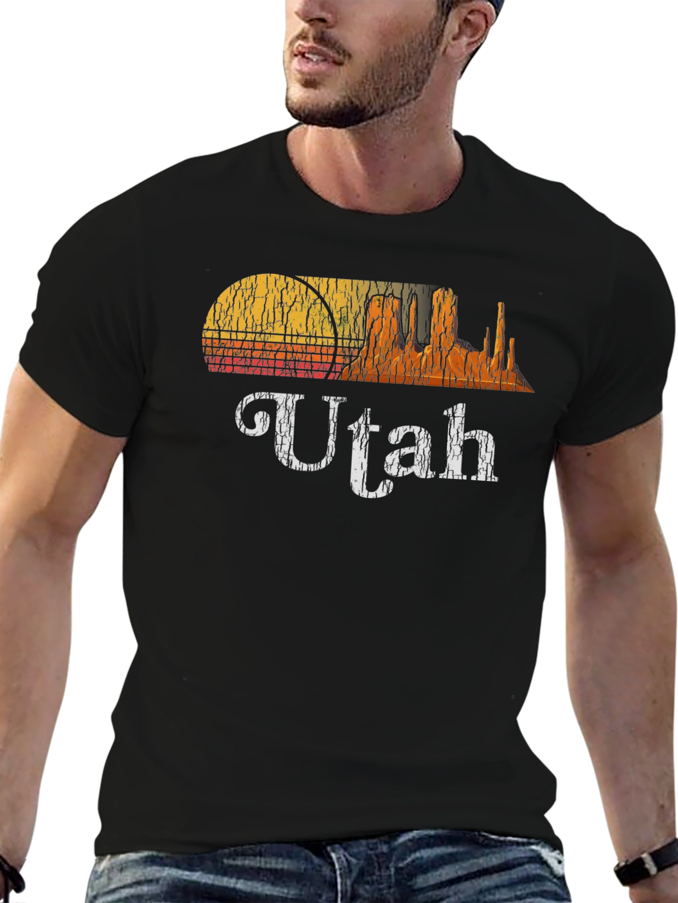 Utah Retro Graphic T-Shirt