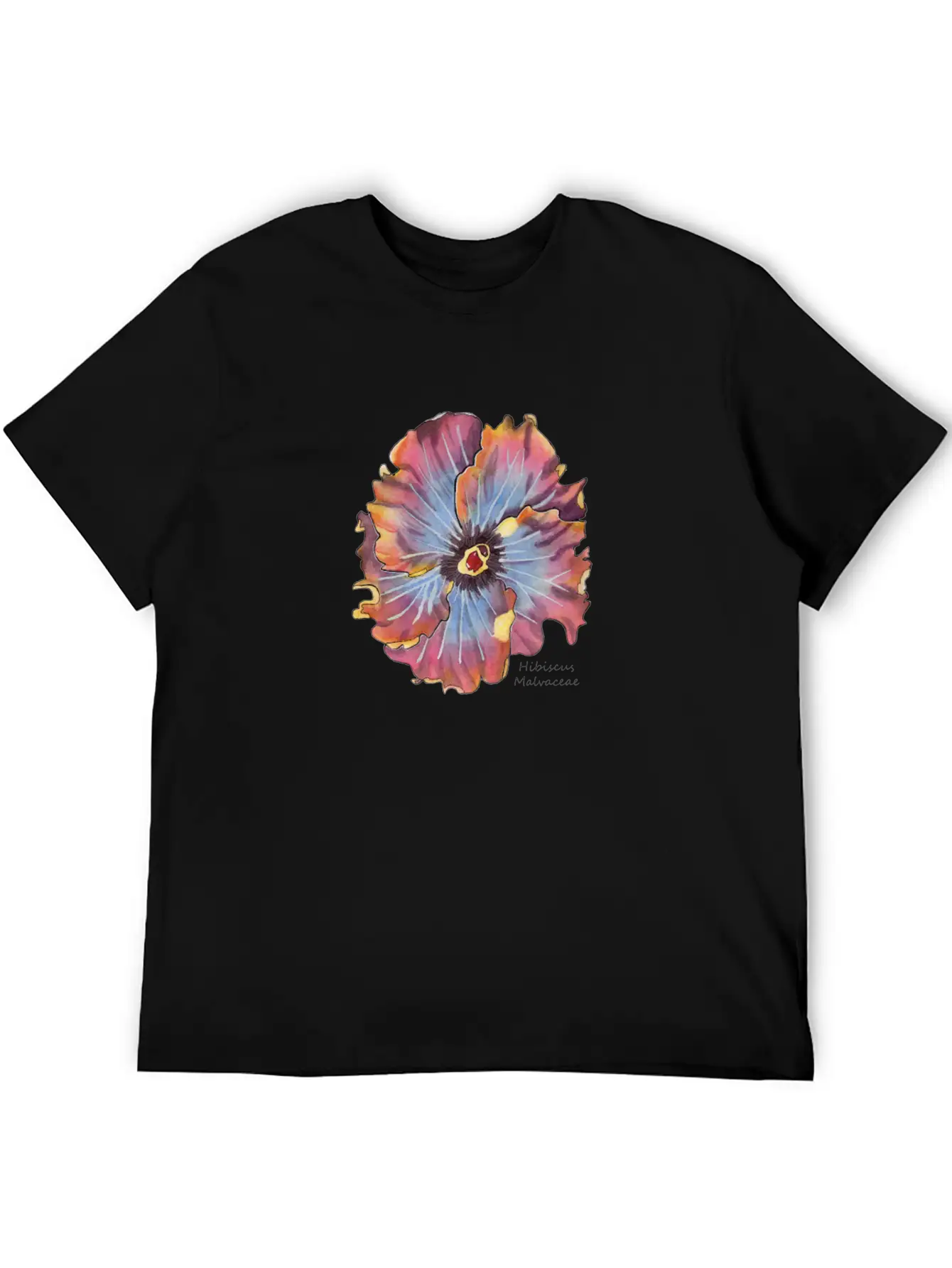Hibiscus Flower Stylish Everyday T-Shirt – Unisex Basic Cotton Tee