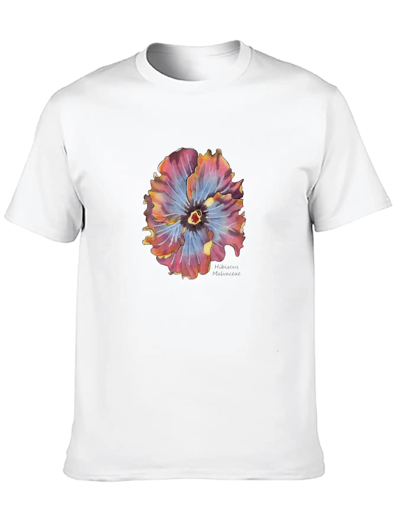 Hibiscus Flower Stylish Everyday T-Shirt – Unisex Basic Cotton Tee