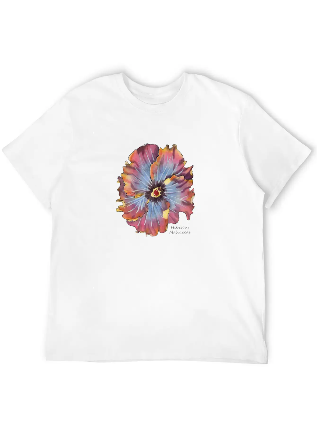 Hibiscus Flower Stylish Everyday T-Shirt – Unisex Basic Cotton Tee